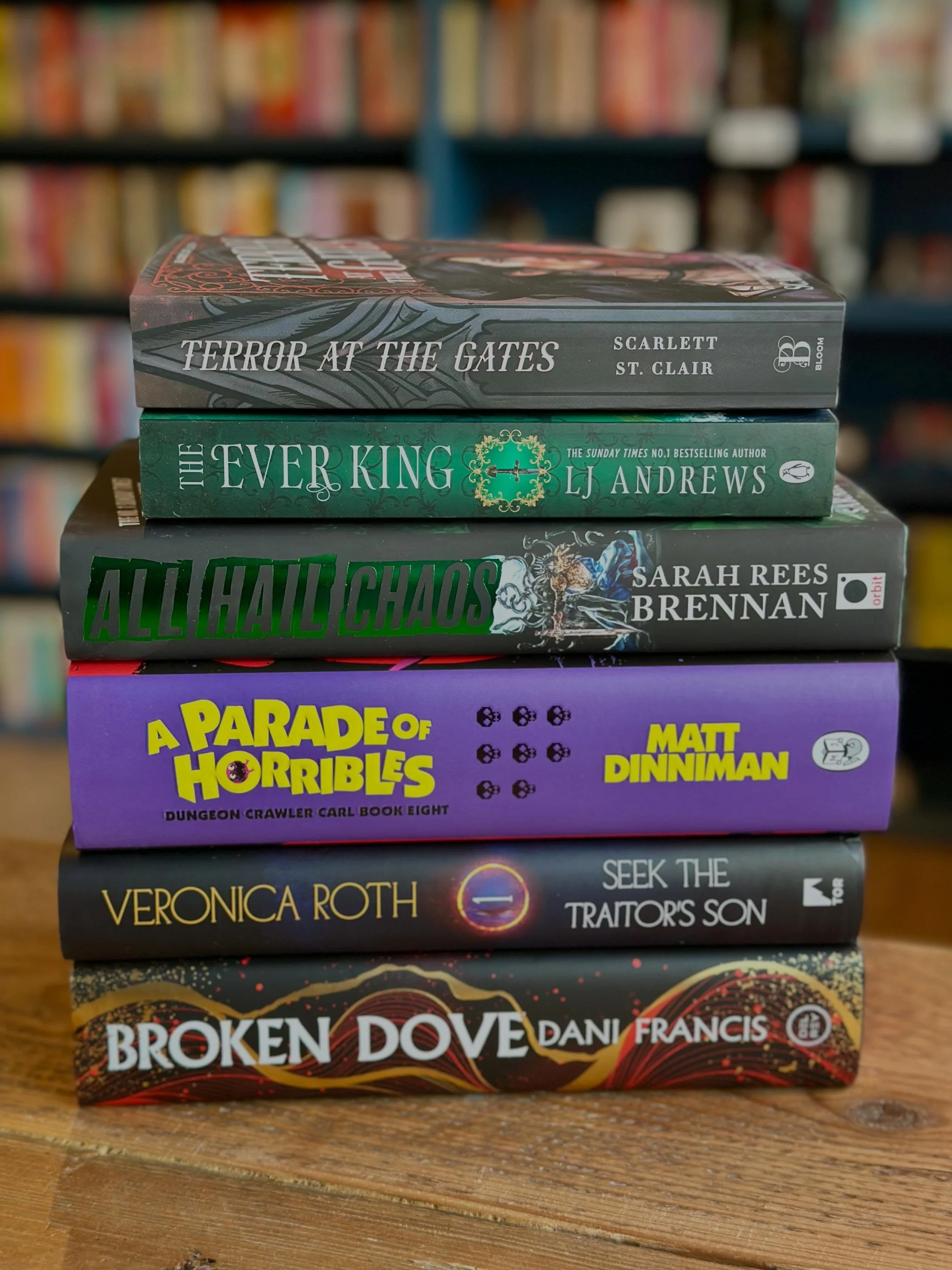 ✨Out this week✨

This week is an excellent week to be a SFF nerd! So many excellent books have been released. 

The EXPLOSION of science fiction and fantasy over the last few years warms the cockles of my cold, dead heart. Although it does make me th