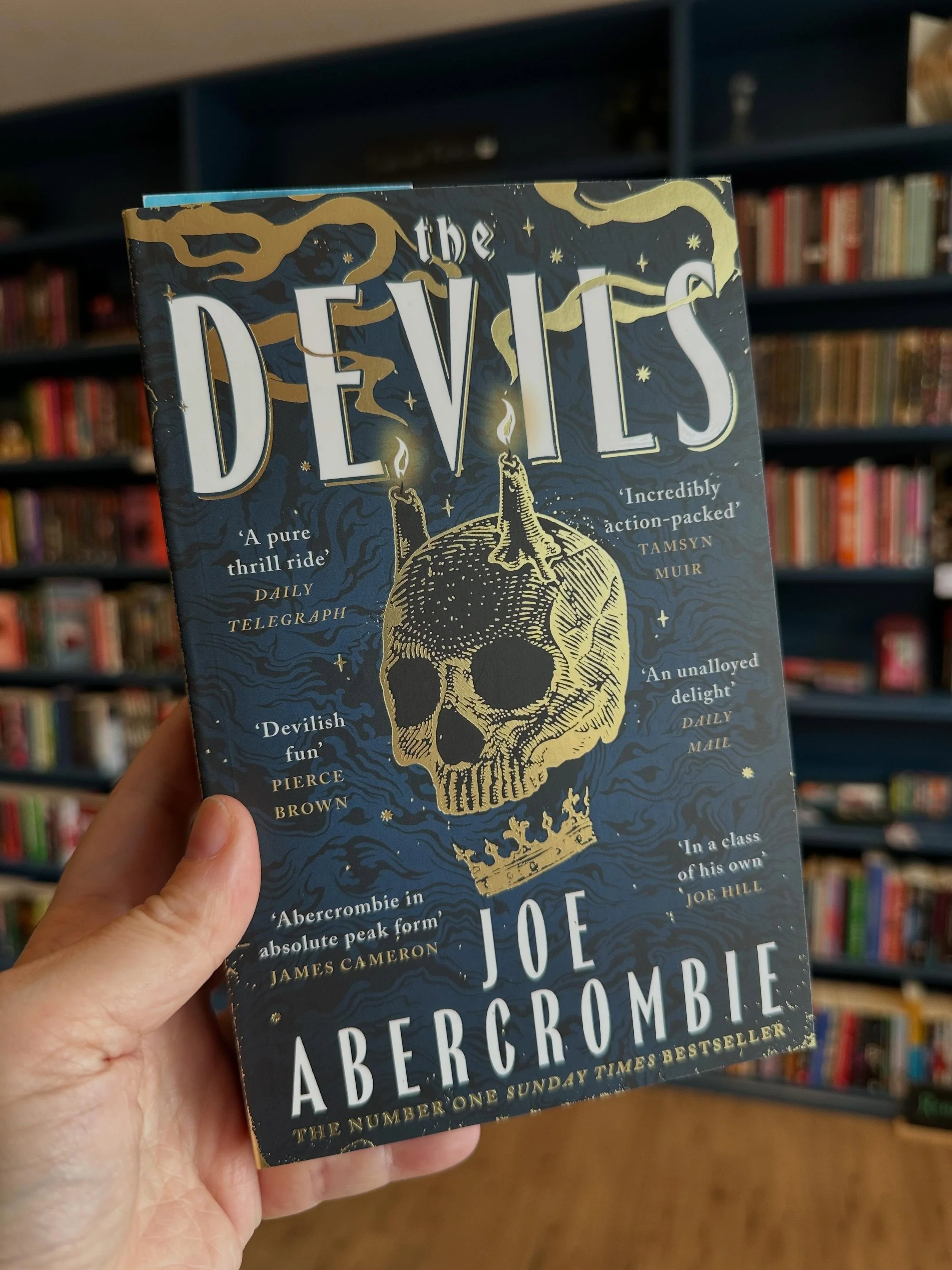 Out today!

The highly anticipated The Devils by Joe Abercrombie is out today in paperback. This is a wickedly dark fantasy from the excellent author of The First Law trilogy. 

And then, we have a debut from a (kind of) local author. Someone your ow