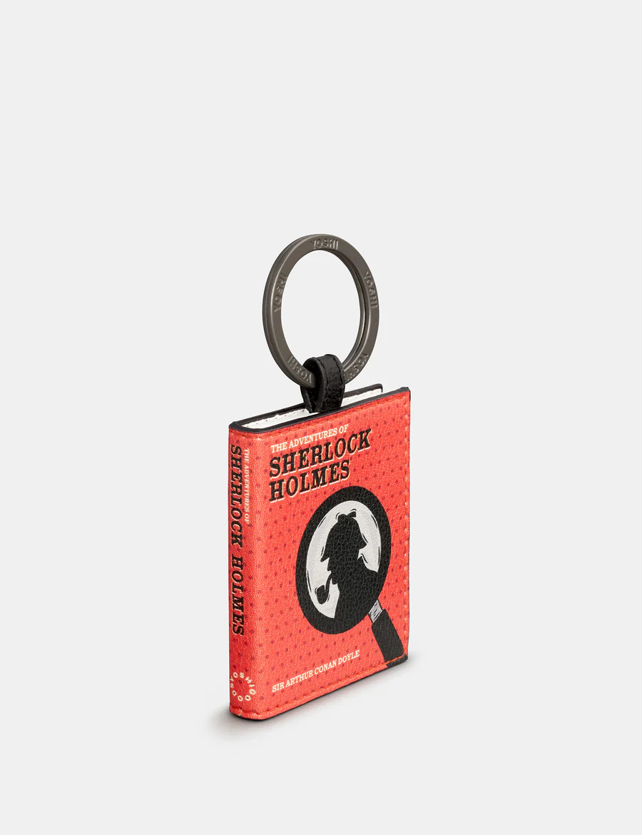 Sherlock Holmes Vegan Leather Keyring 4.png