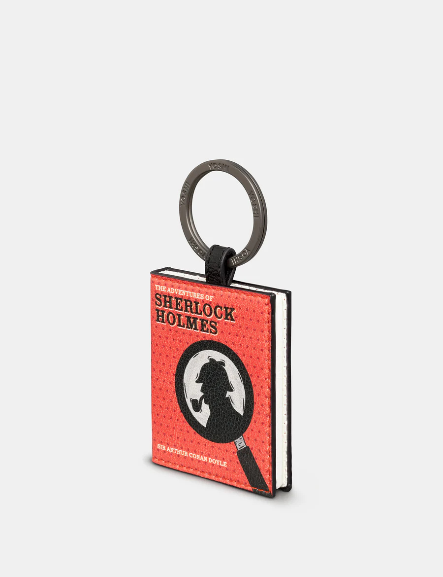 Sherlock Holmes Vegan Leather Keyring 3.png