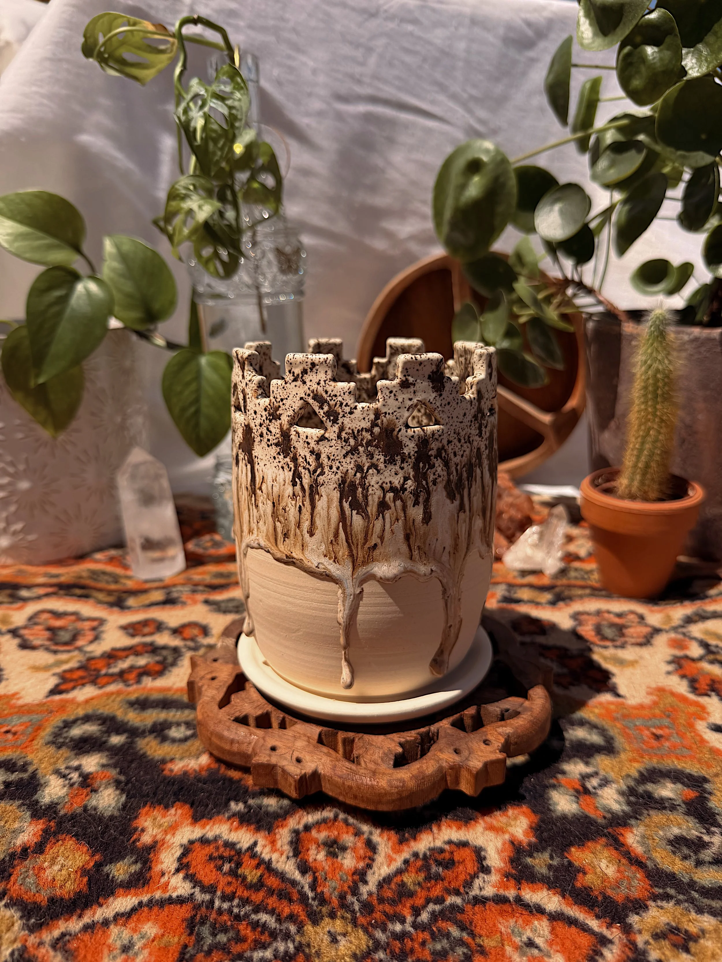 Runny Speckle Planter