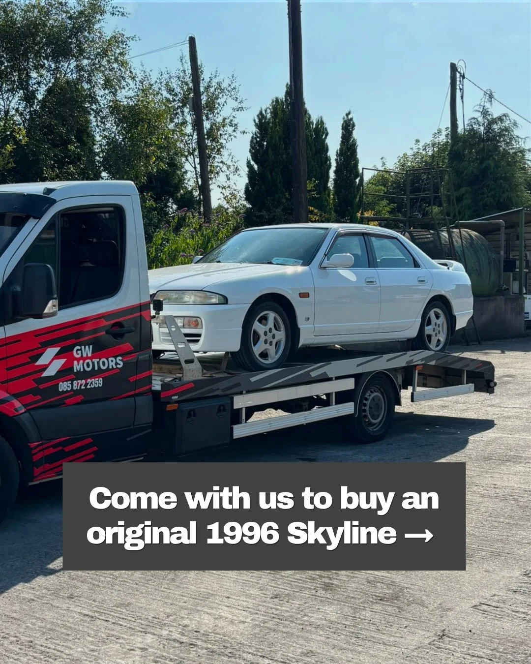 Come with us to buy an original 1996 skyline

Follow for the full project 💨 

#nissanskyline