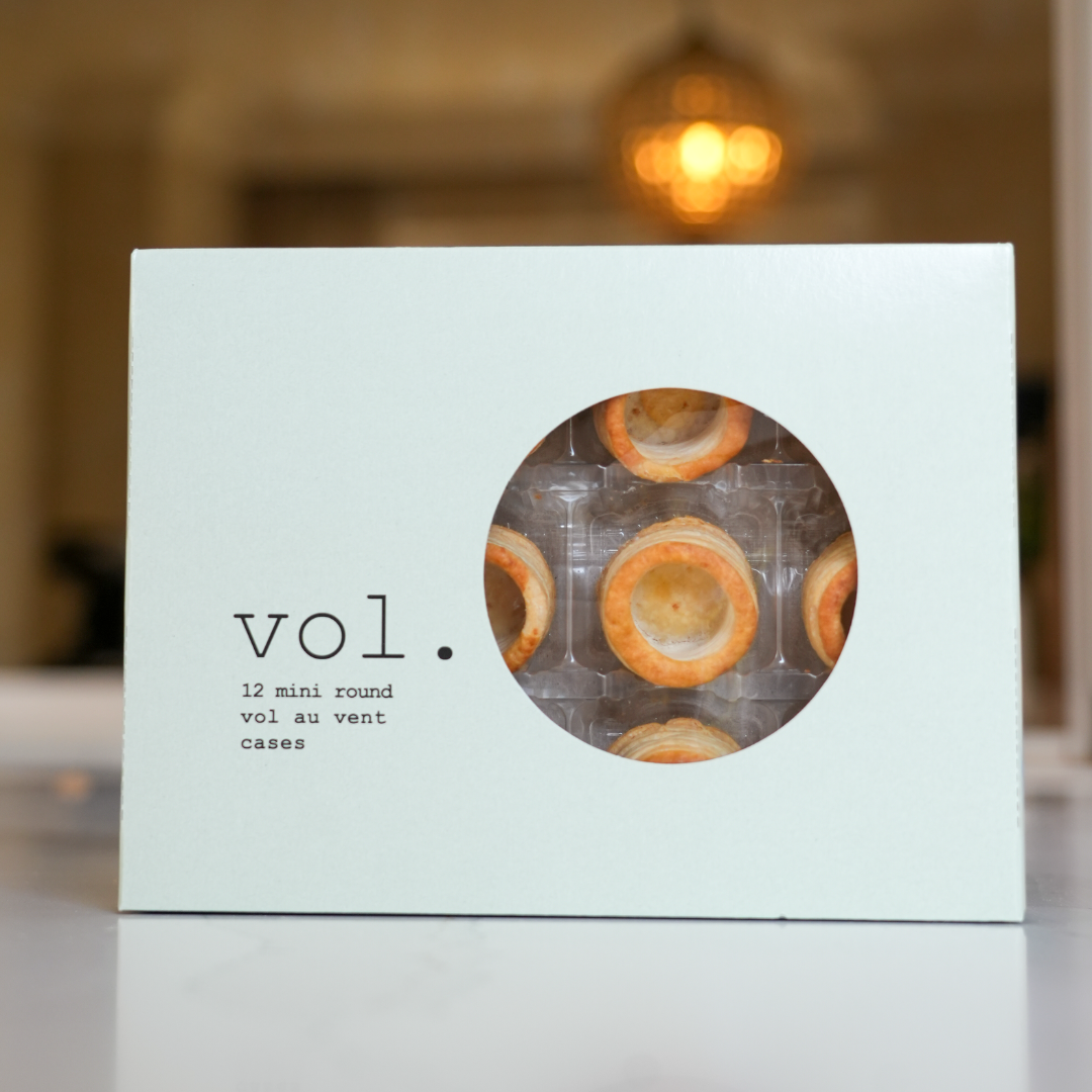 12 Mini Vol Au Vent Cases - ROUND