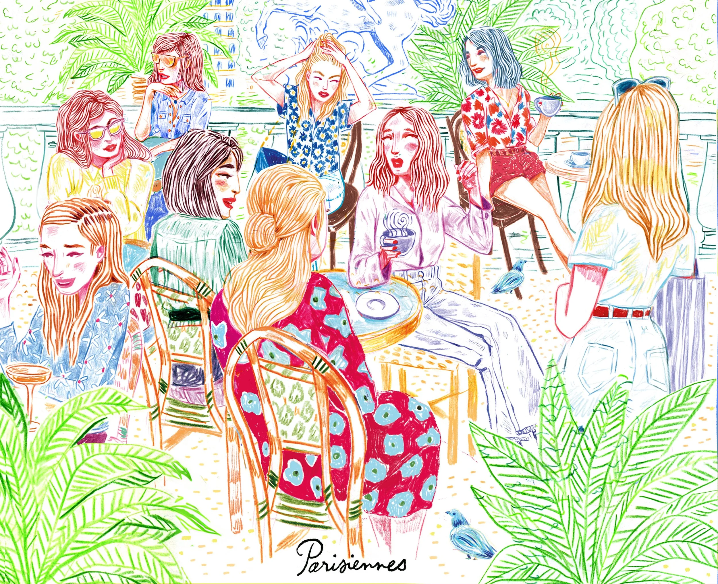 foulard Les Parisiennes