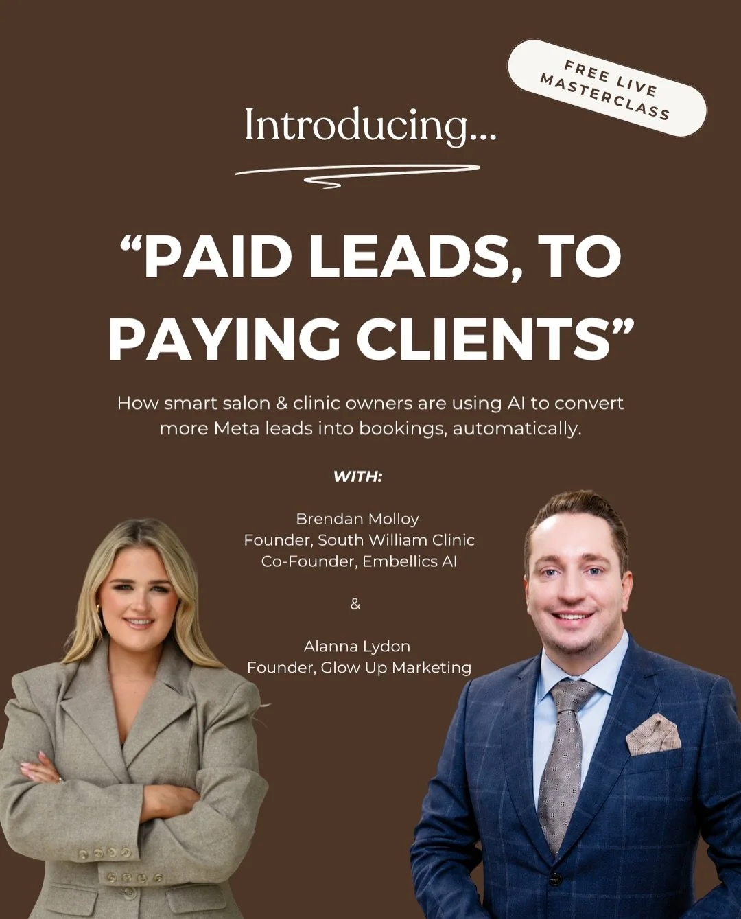 You paid for the lead&hellip; but did they ever actually book? 👀

We hear it all the time:
😩 &ldquo;My Meta leads aren&rsquo;t converting.&rdquo;
🥶 &ldquo;The leads are going cold.&rdquo;
⏰ &ldquo;My reception team doesn&rsquo;t have time to keep 