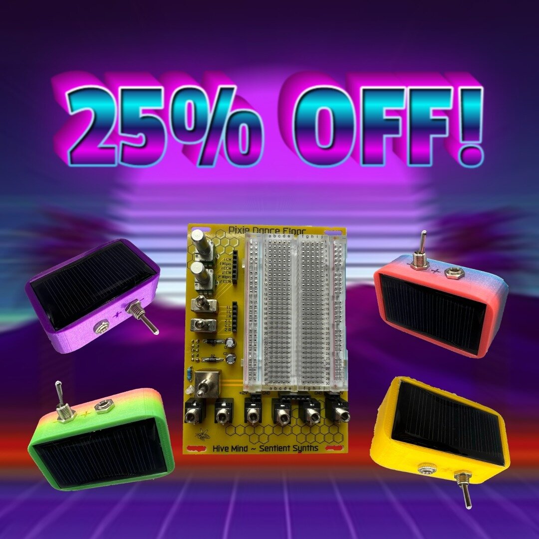 Oh hey yeah we have a sale too, just like everyone else - but ours includes some stuff you can't get anywhere else, like our Honey Solar CV box and circuit-bent gear - it's a pretty good sale so check it out - shop link is in the bio.
.
.
.
.
.
#ad #