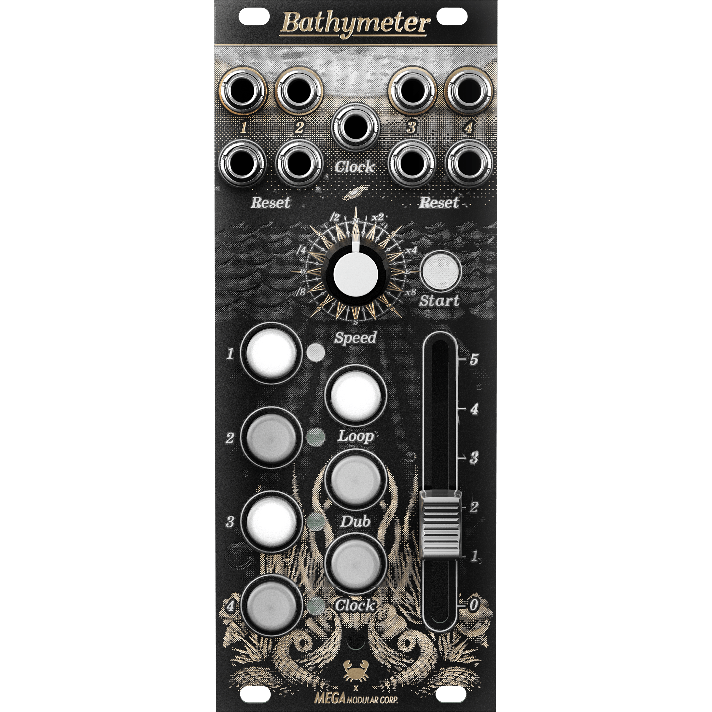 Bathymeter 4-Channel Gesture Recorder LFO Envelope Looper (Decapod x MEGA)