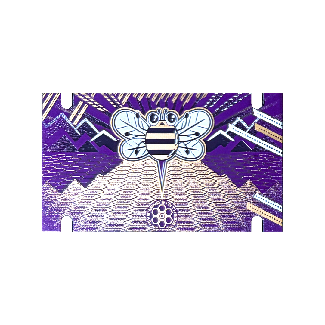 Video Bee 1U 14HP Blank Panel (Mega Modular Corporation Knobcon 2026 Treasure Hunt)