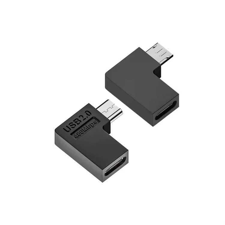 USB Micro B Right Angle Adapter (2-pack)