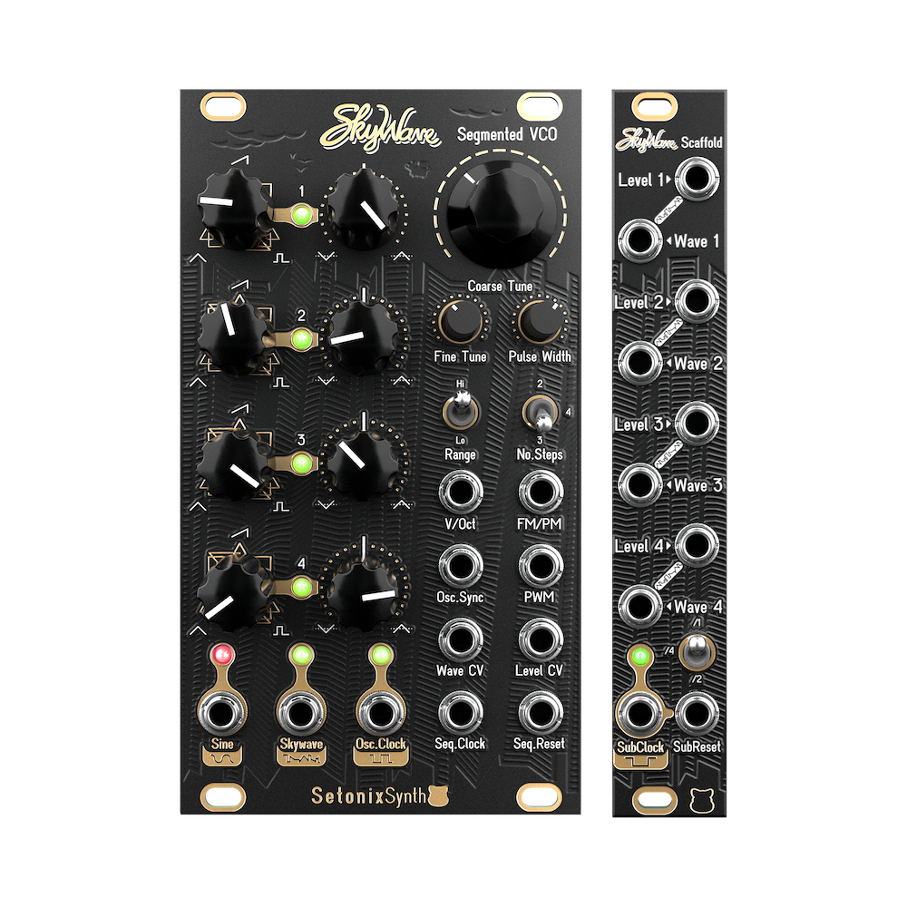 SetonixSynth SkyWave Segmented VCO & Scaffold Expander