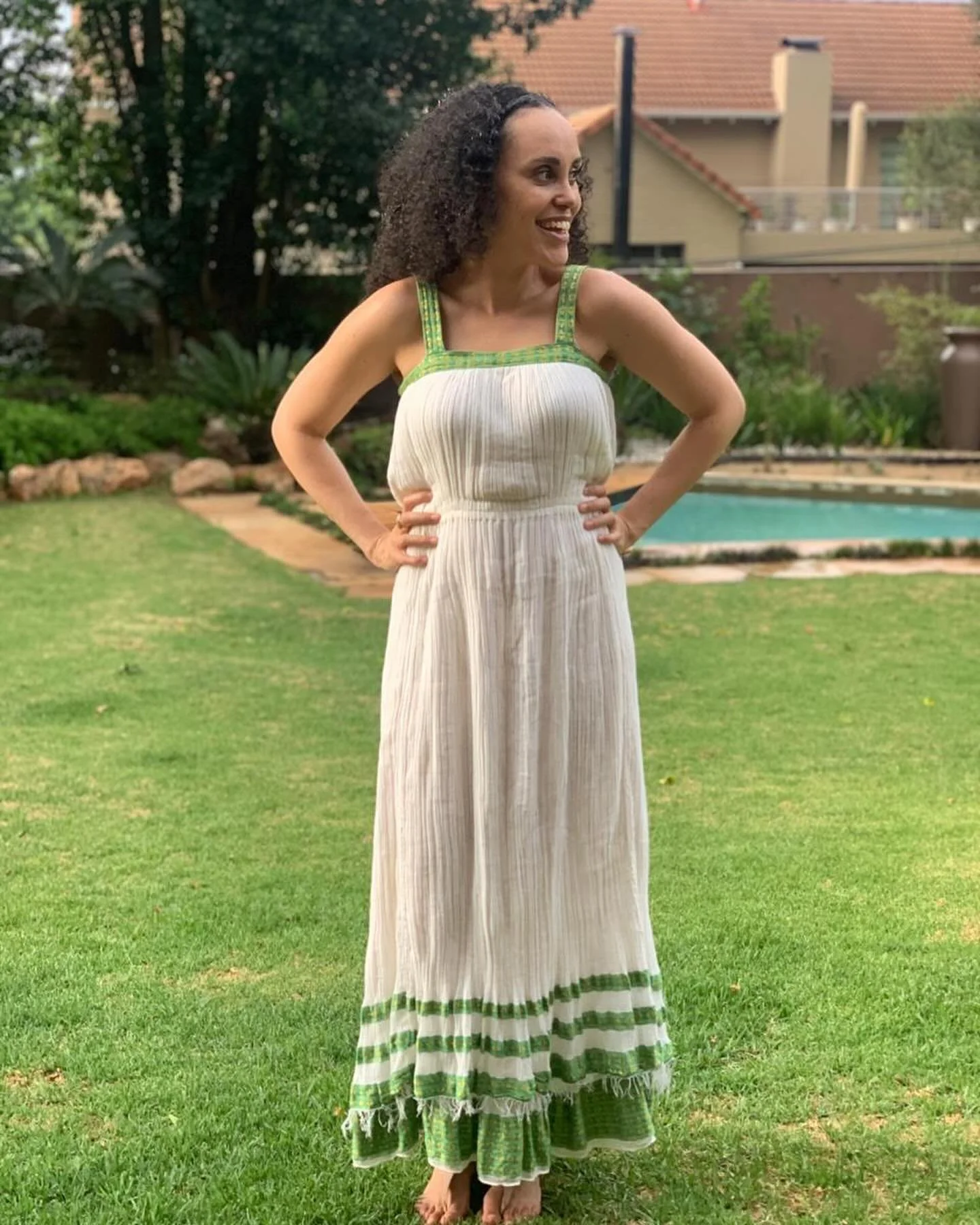 #throwback Four years ago our Joburg Bookclub read and energetically discussed The Shadow King by @maazamengiste. As you can tell, I was into the book, rocking my Ethiopian dress- they don&rsquo;t call me Tizita for nothing. The food was 👌🏽 For me,