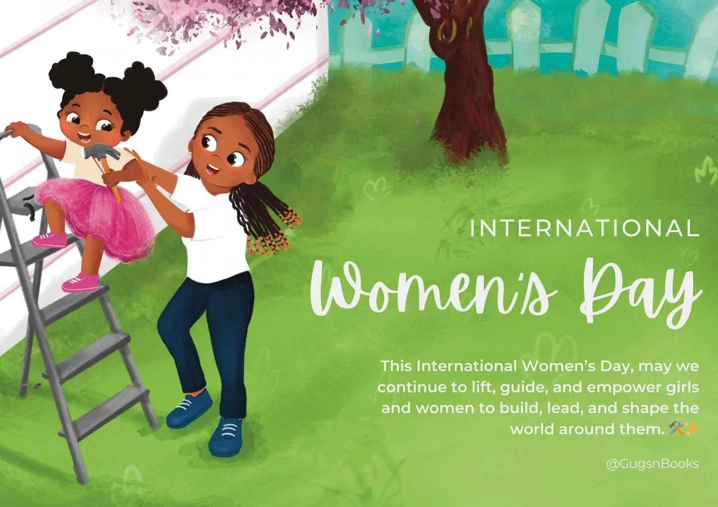 When girls are intentionally supported, encouraged, and equipped, there is no height they cannot reach.

Behind every confident girl is someone who stood beside the ladder &mdash; steadying it, cheering her on, and reminding her she belongs there.

T