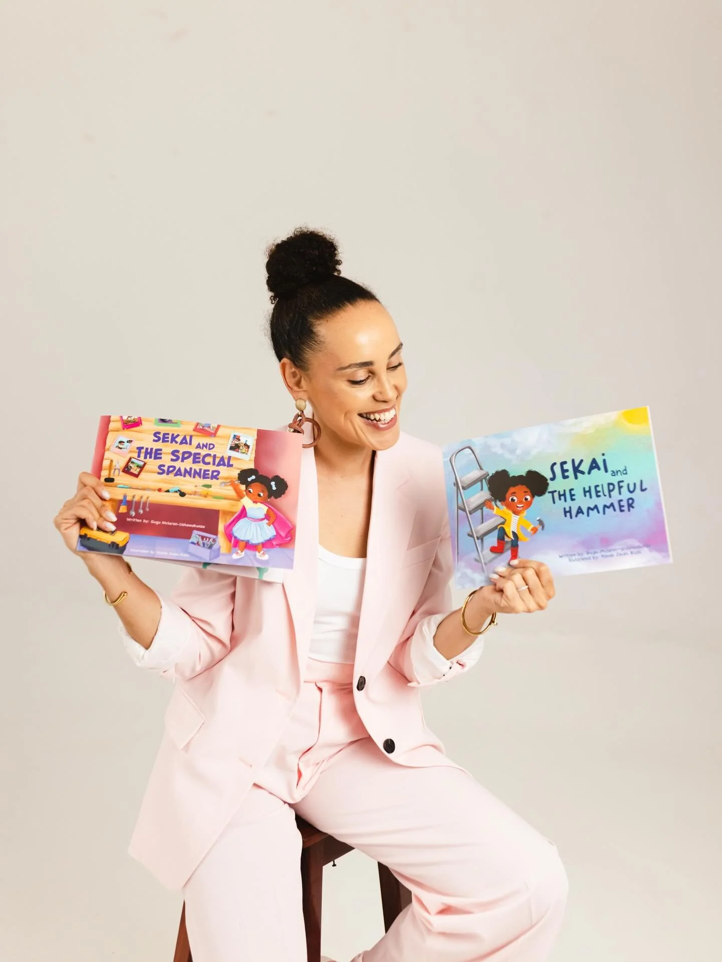 My babies 🩷🩵

What began as a simple bedtime story for my curious little girl became my first book, Sekai and the Special Spanner. I wanted young children to see themselves as capable, problem-solvers, and brave thinkers&mdash;especially girls.

Th