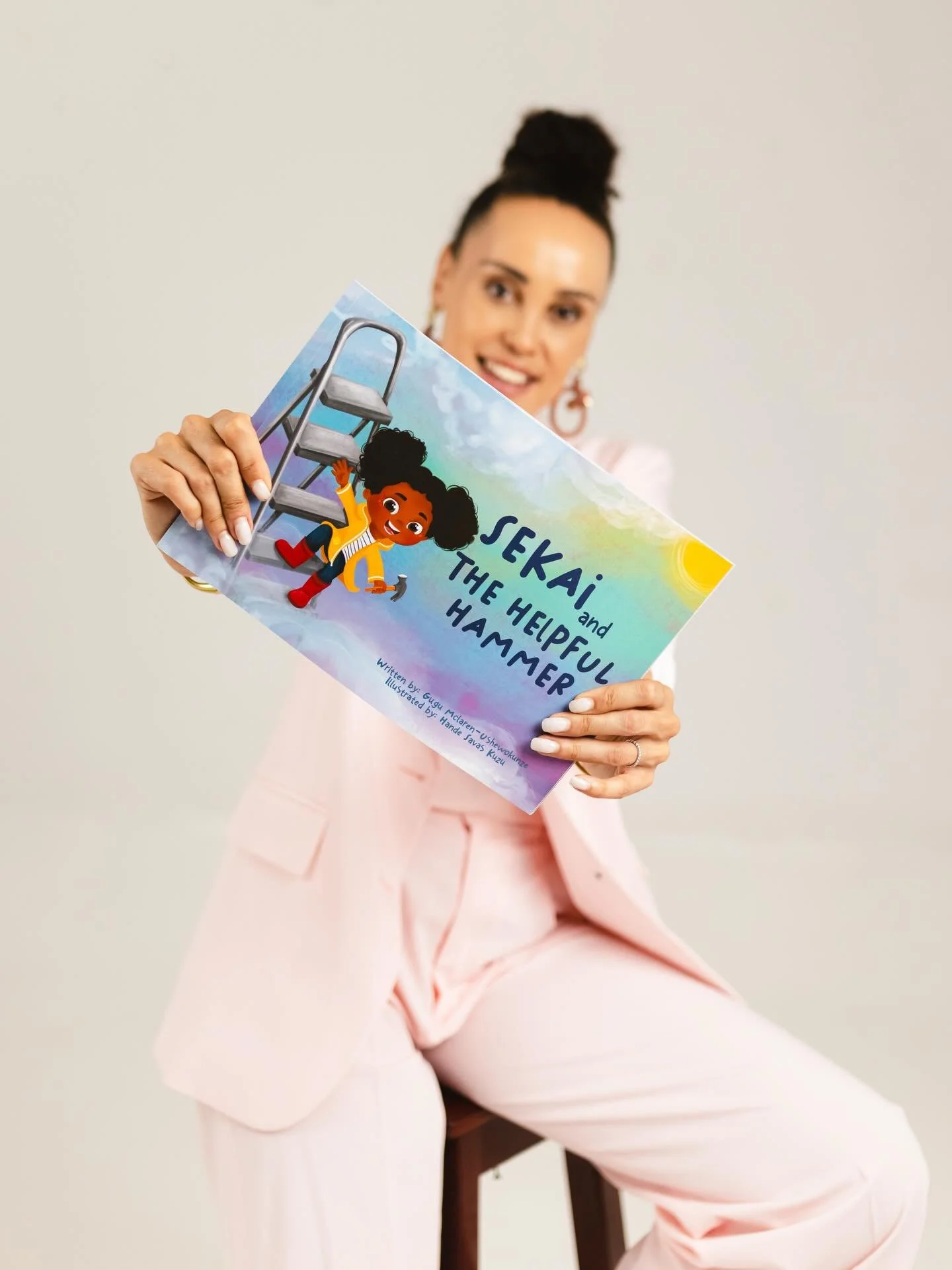 Sekai&rsquo;s adventures continue&hellip;. 🔨 

Sekai and the Helpful Hammer is my second children&rsquo;s book and is extra sweet for me as Sekai has adventures with her mama 🩵

&ldquo;&lsquo;Twas the day after Christmas and Sekai was happy&hellip;