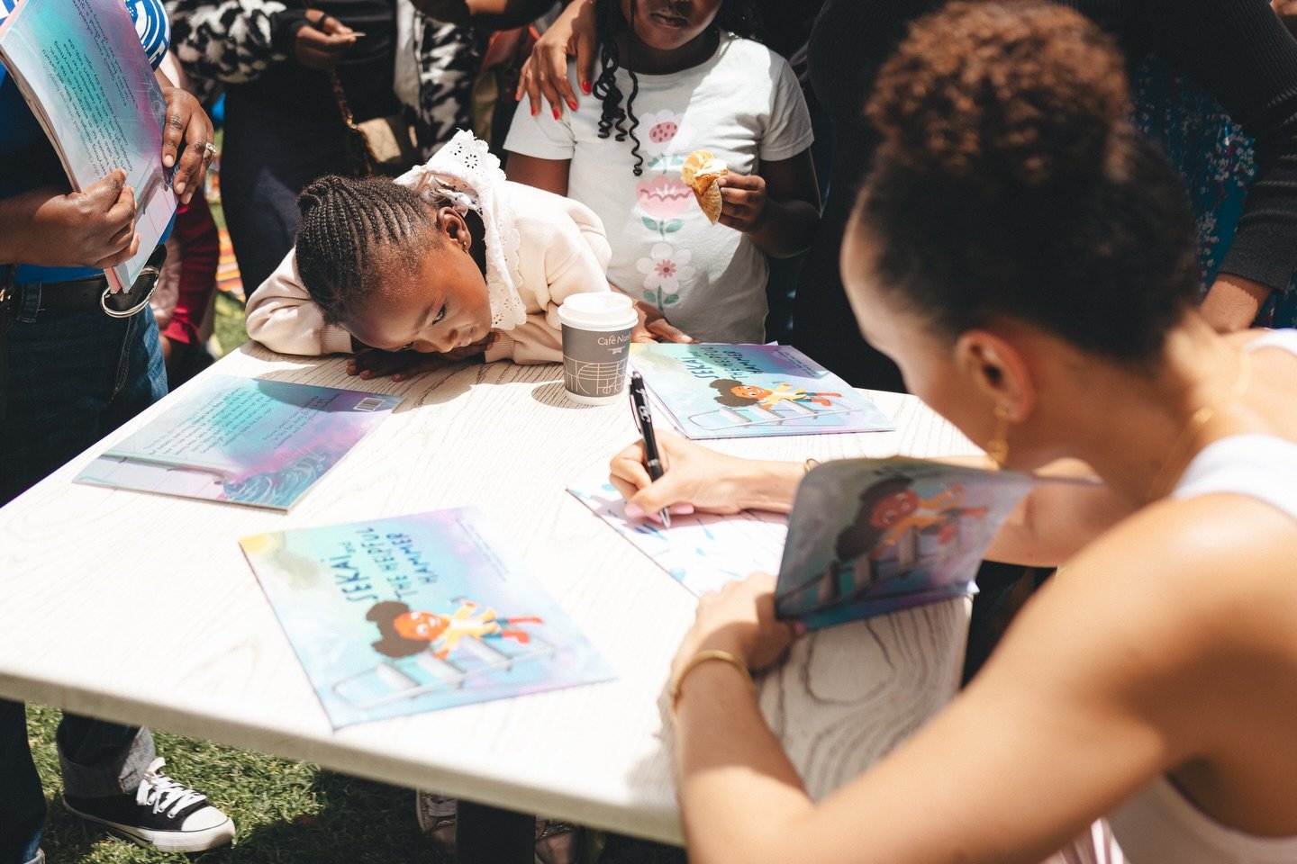 There&rsquo;s something so special about these moments ✨

Signing each book, learning every name, sharing a moment&hellip; it&rsquo;s one of the things I love on this journey.

Sekai is finding her way into new homes &mdash; and into little hearts re