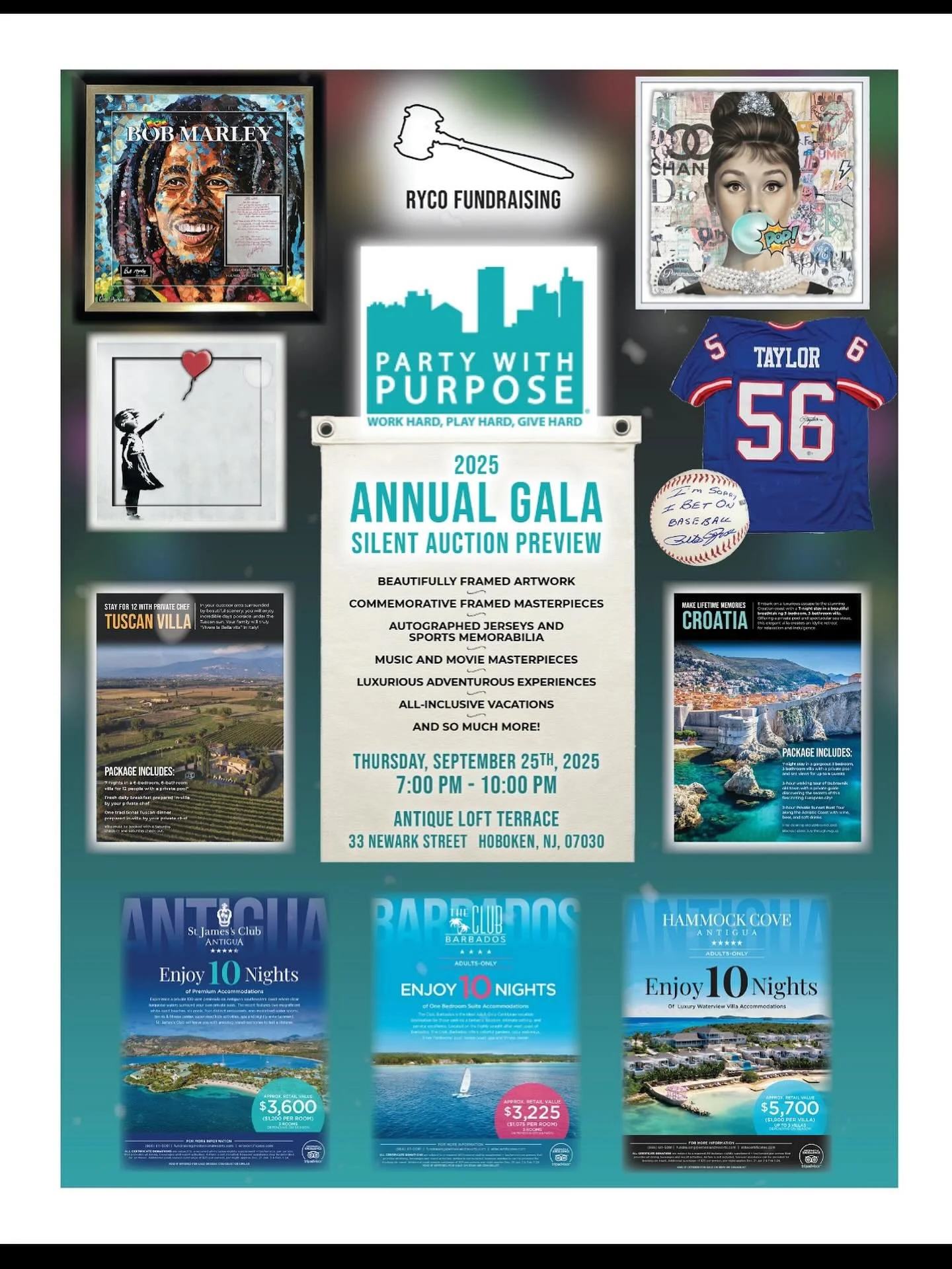 We can&rsquo;t wait to give away these incredible prizes at our silent auction next week! Have you purchased your Gala ticket yet?? Link in bio!