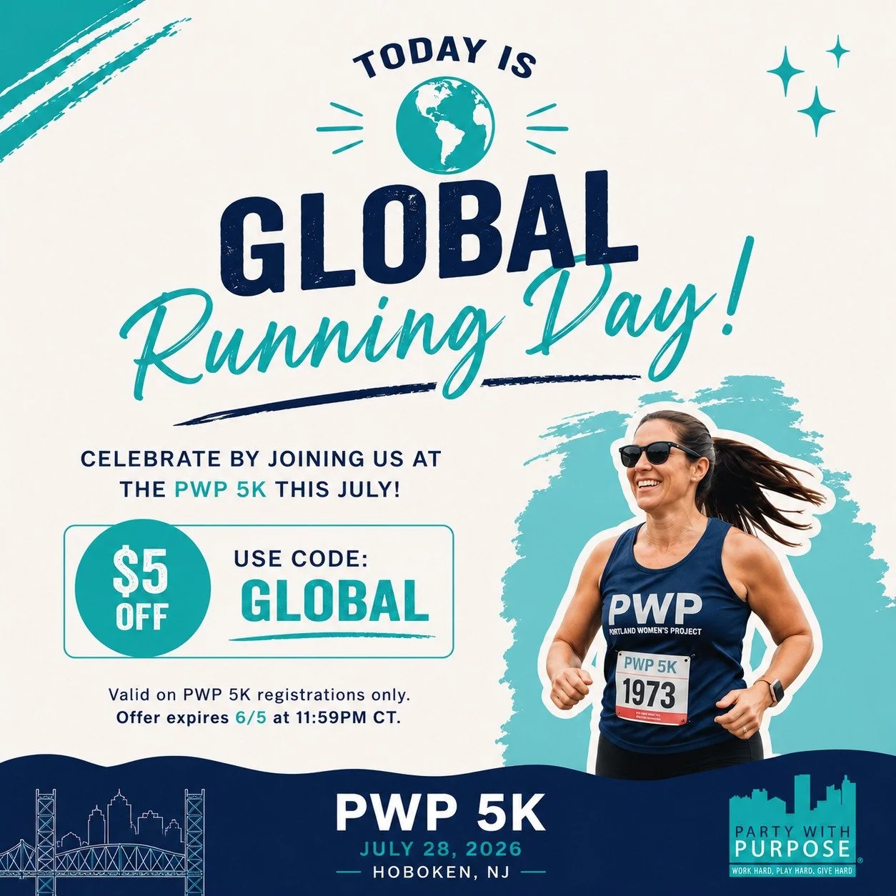 🌎🏃&zwj;♀️ Happy Global Running Day! 🏃&zwj;♂️🌎

Today, we celebrate the miles, the memories, the friendships, and the incredible running community that keeps us moving forward.

Whether you're chasing a PR, enjoying a walk-run with friends, or jus