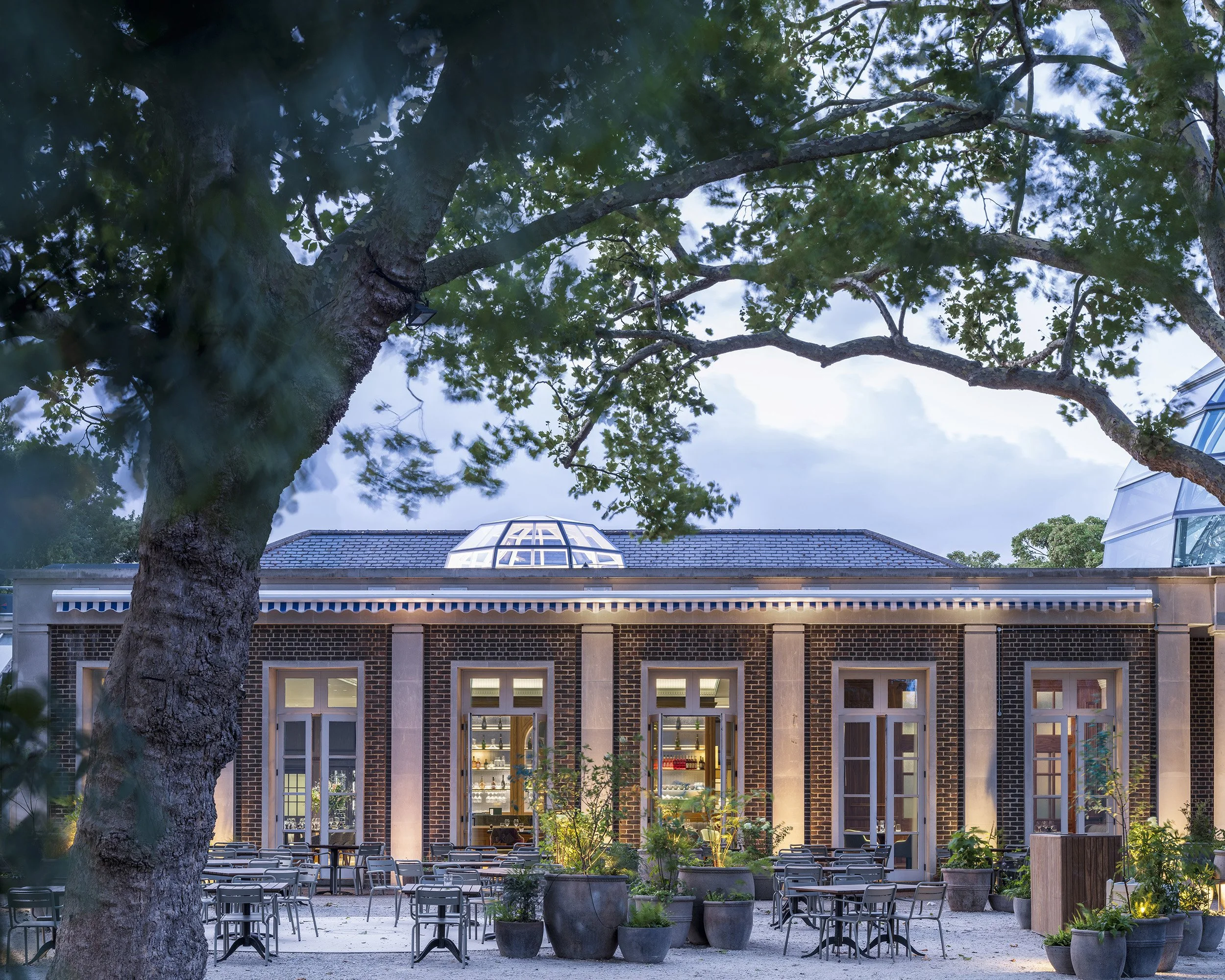 Kilian O’Sullivan Award Winning London Based Architectural Photographer & Interiors Photographer Brasserie 1869 at The Hurlingham Club Jestico Whiles