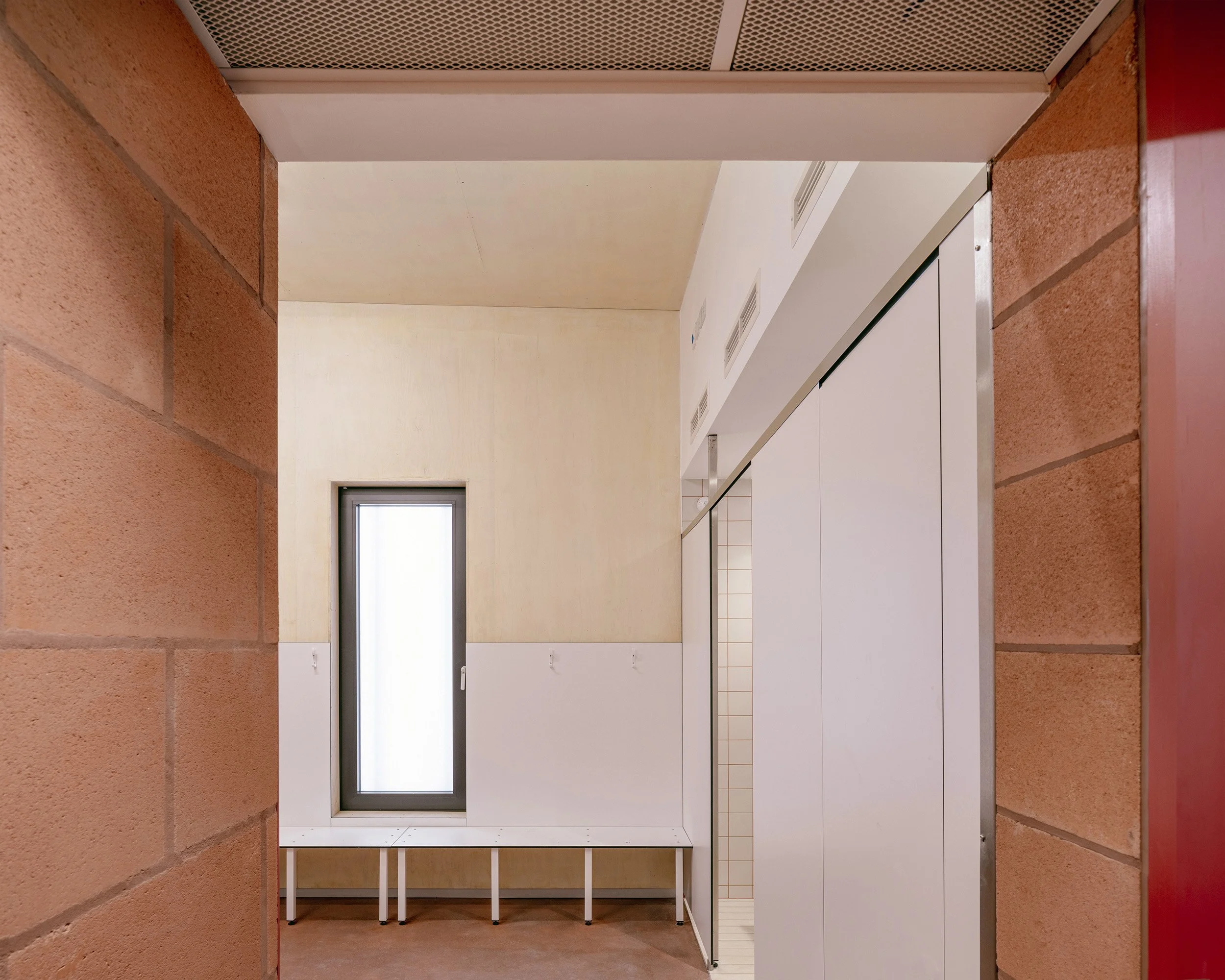 Kilian O’Sullivan Award Winning London Based Architectural Photographer & Interiors Photographer Burgess Park Sports Pavilion Bell Phillips