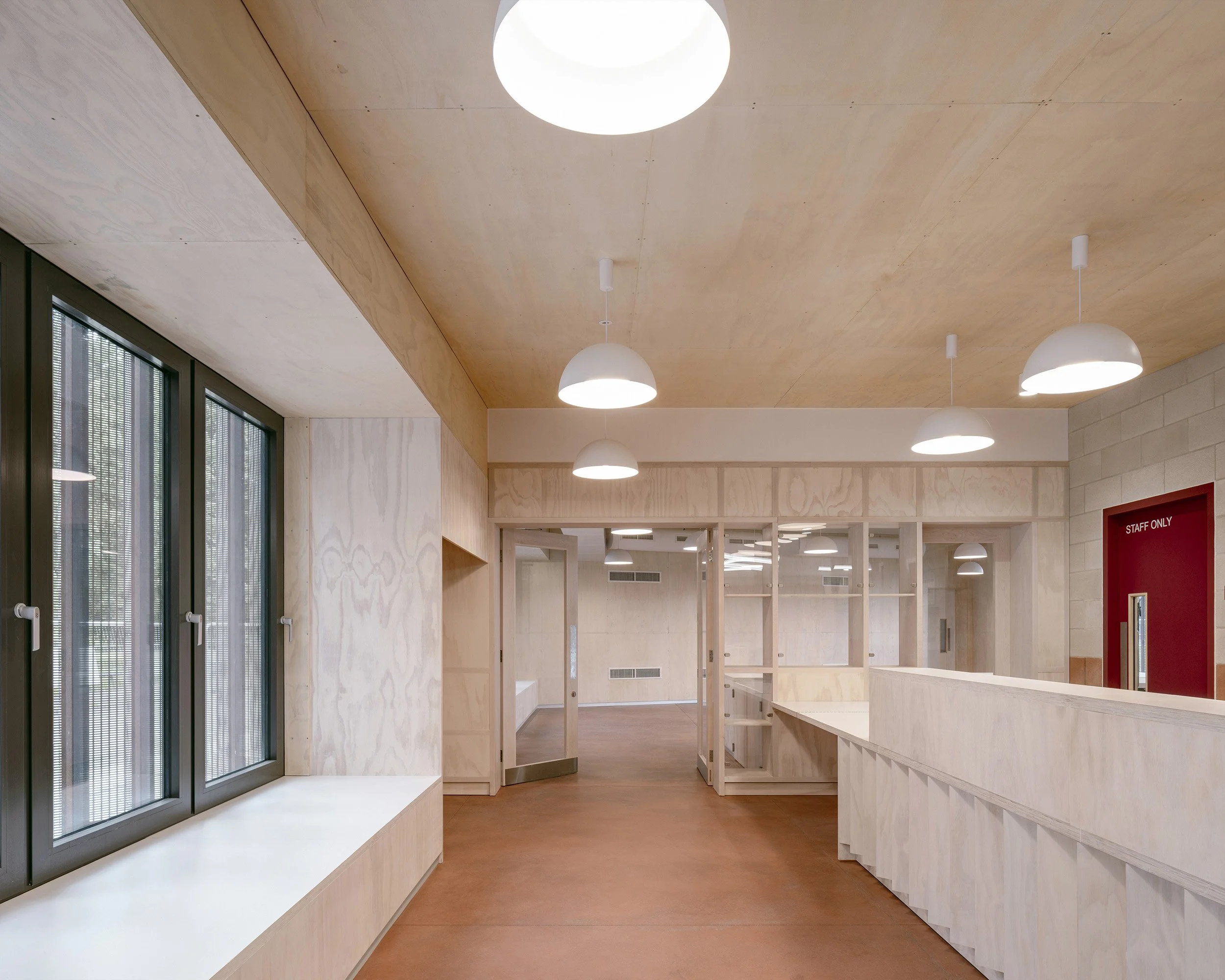 Kilian O’Sullivan Award Winning London Based Architectural Photographer & Interiors Photographer Burgess Park Sports Pavilion Bell Phillips