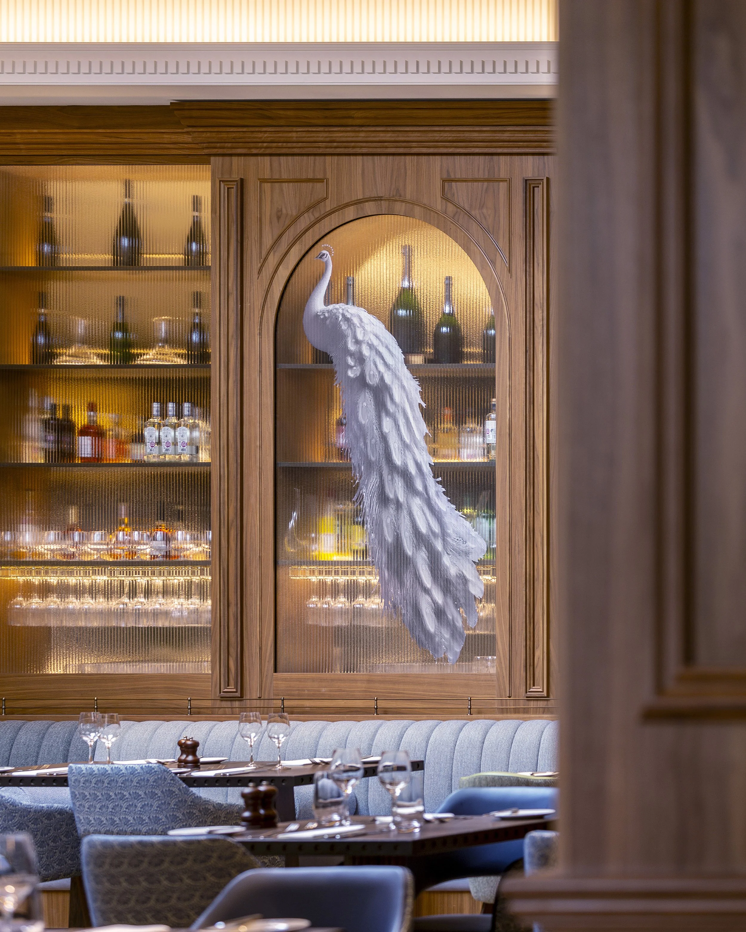 Kilian O’Sullivan Award Winning London Based Architectural Photographer & Interiors Photographer Brasserie 1869 at The Hurlingham Club Jestico Whiles
