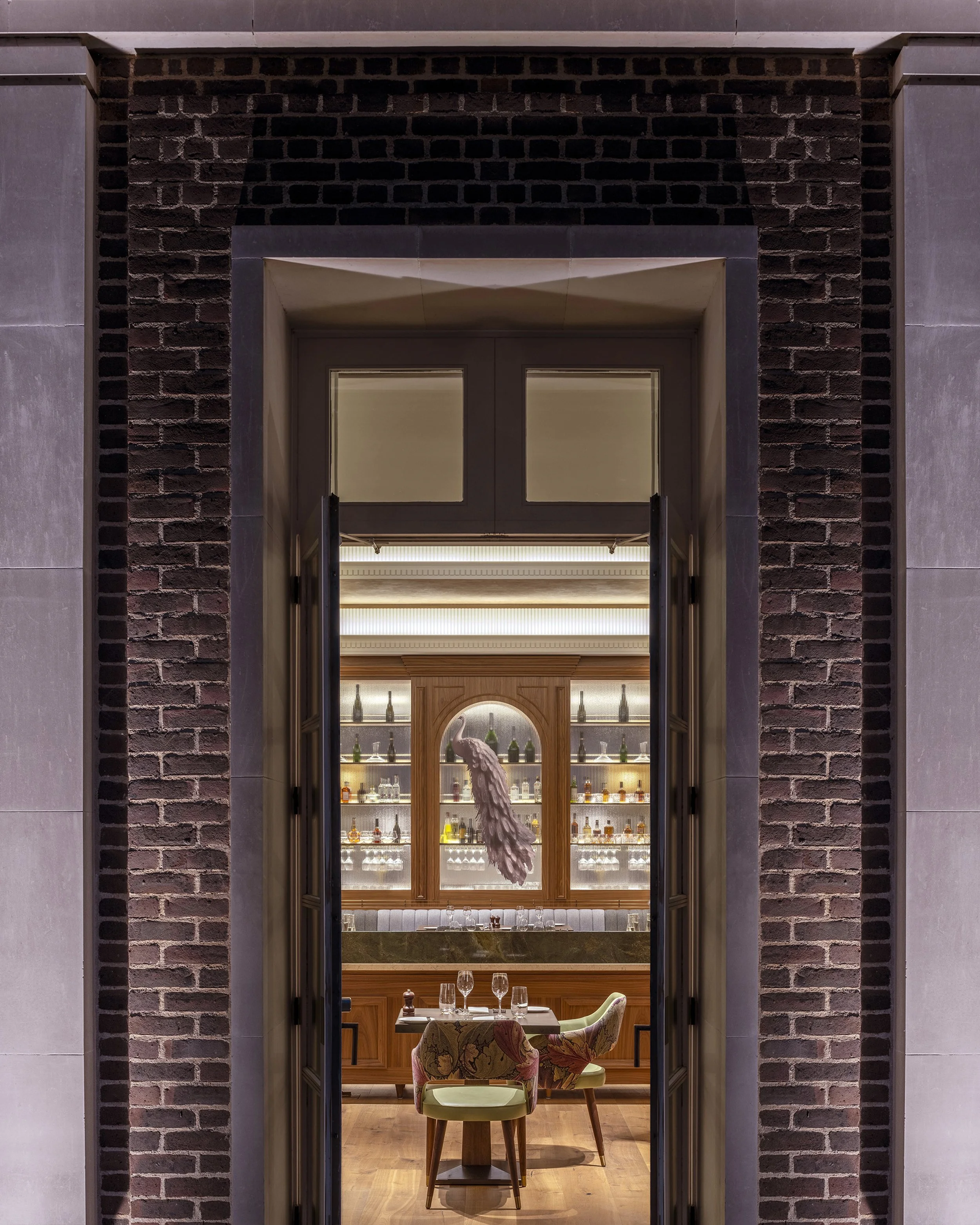 Kilian O’Sullivan Award Winning London Based Architectural Photographer & Interiors Photographer Brasserie 1869 at The Hurlingham Club Jestico Whiles