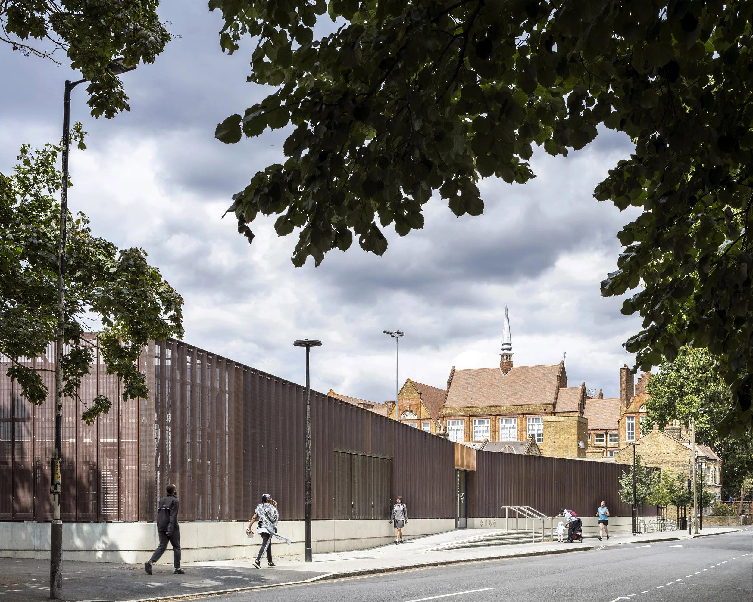Kilian O’Sullivan Award Winning London Based Architectural Photographer & Interiors Photographer Burgess Park Sports Pavilion Bell Phillips
