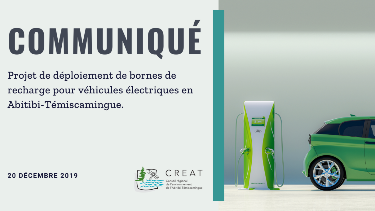 Projet de déploiement de bornes de recharge pour véhicules électriques en Abitibi-Témiscamingue