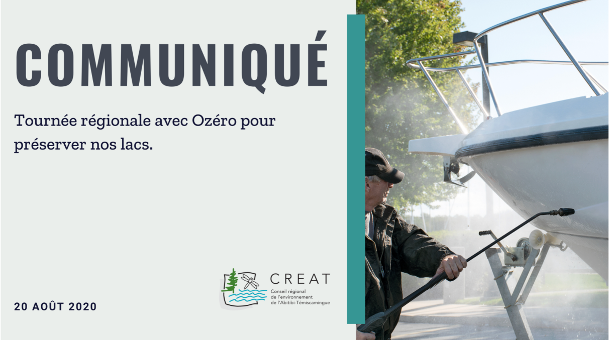 Tournée régionale avec Ozéro pour préserver nos lacs