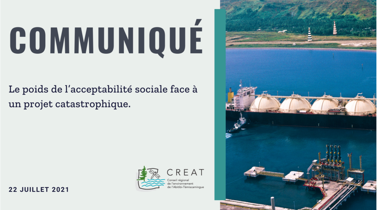 Le poids de l’acceptabilité sociale face à un projet catastrophique