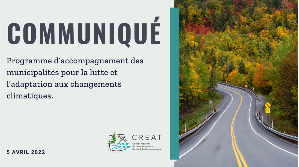 Programme d’accompagnement des municipalités pour la lutte et l’adaptation aux changements climatiques