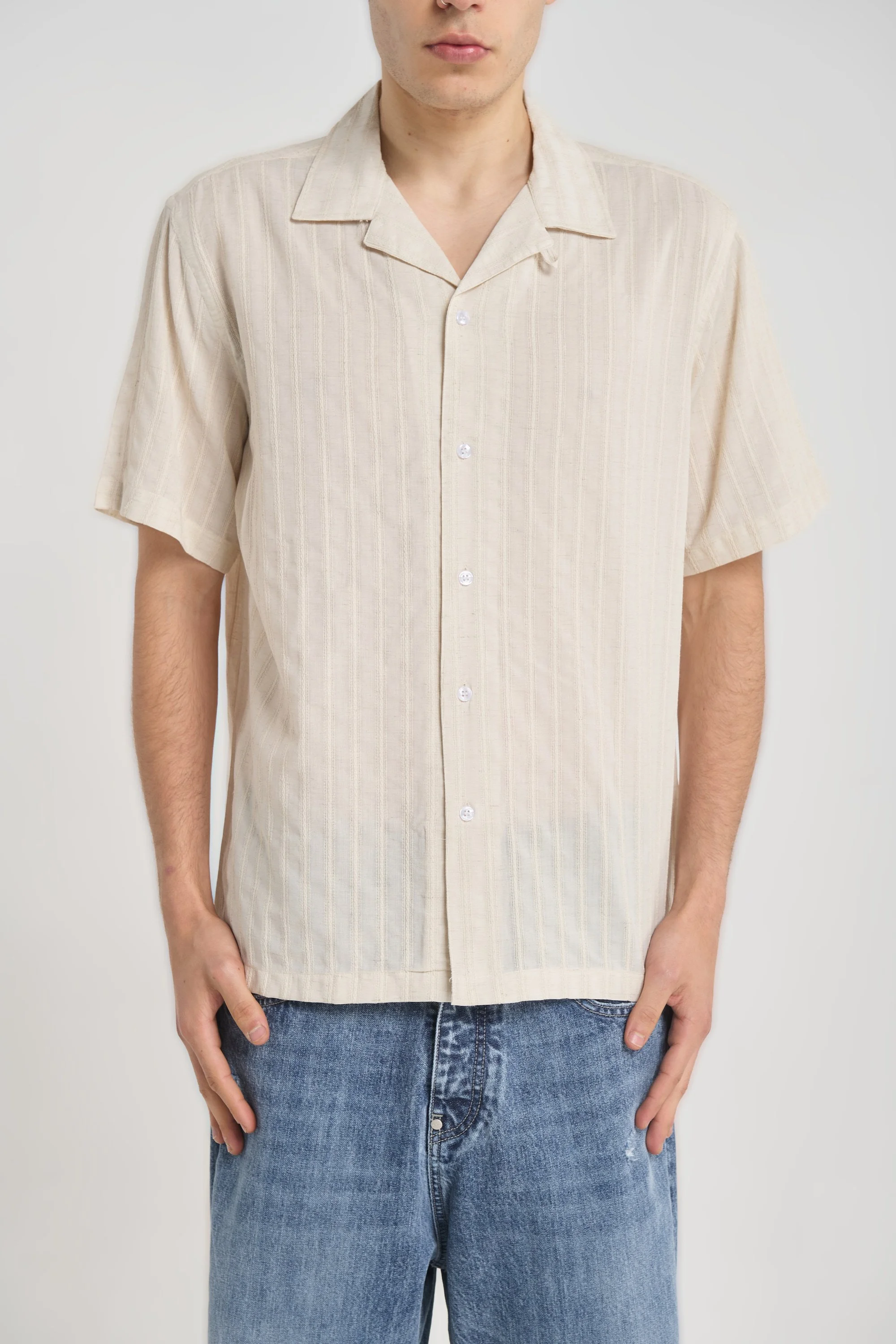 Sakai BY 3605 Texture Summer Shirt — Men's Shirts, Regular Fit