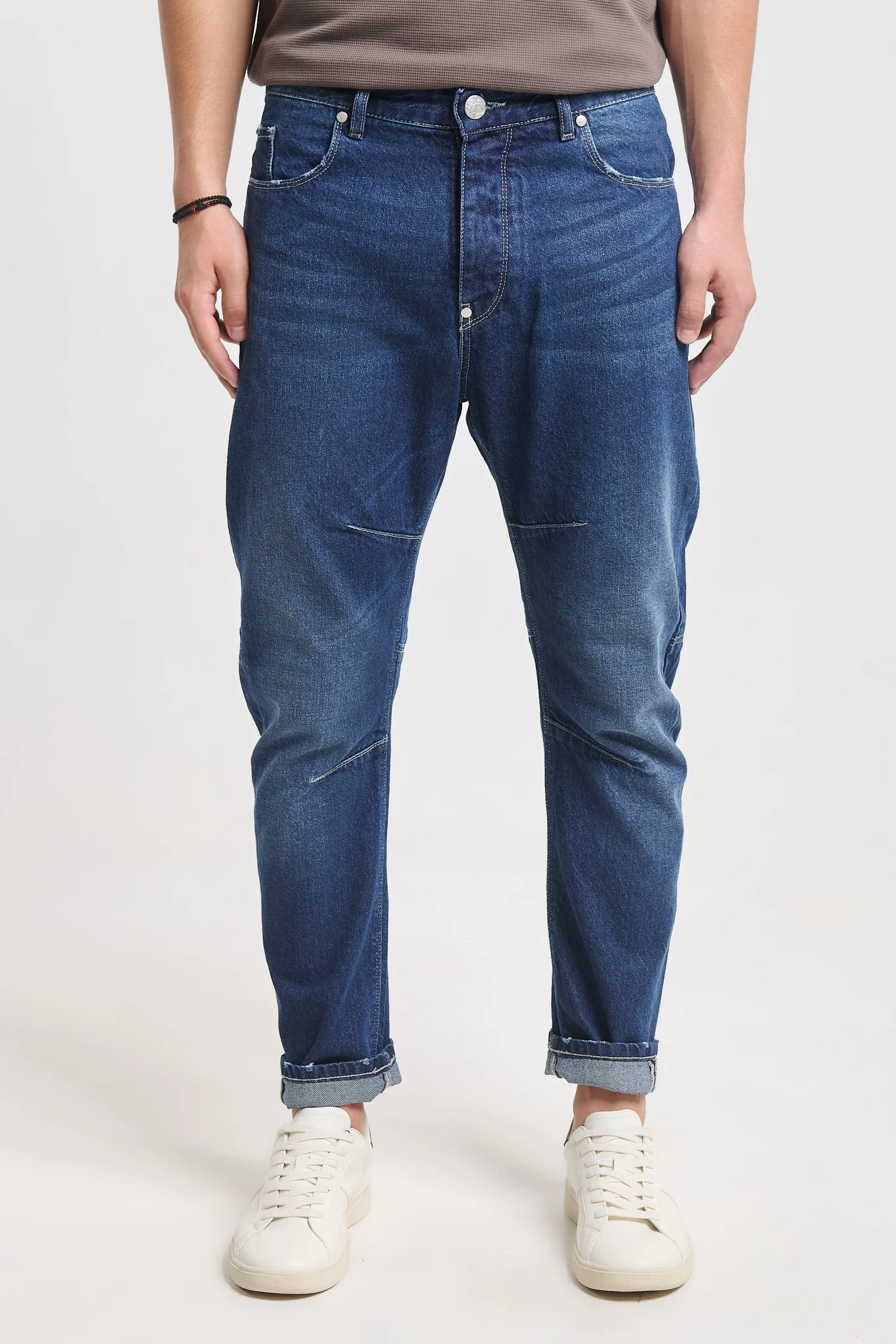 Palermo 2370 Raw Blue Twist Jeans — Men's Denim, Tapered Fit