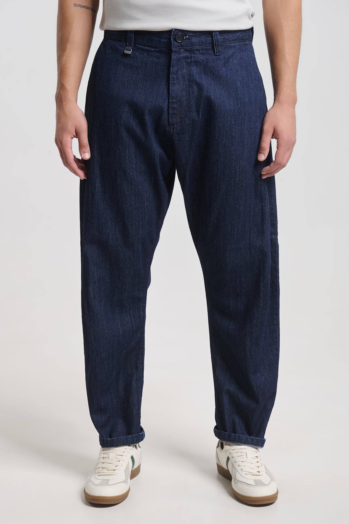 Bochum 2393 Blue Denim Raw Barrel Leg Jeans — Men's Denim, Barrel Fit