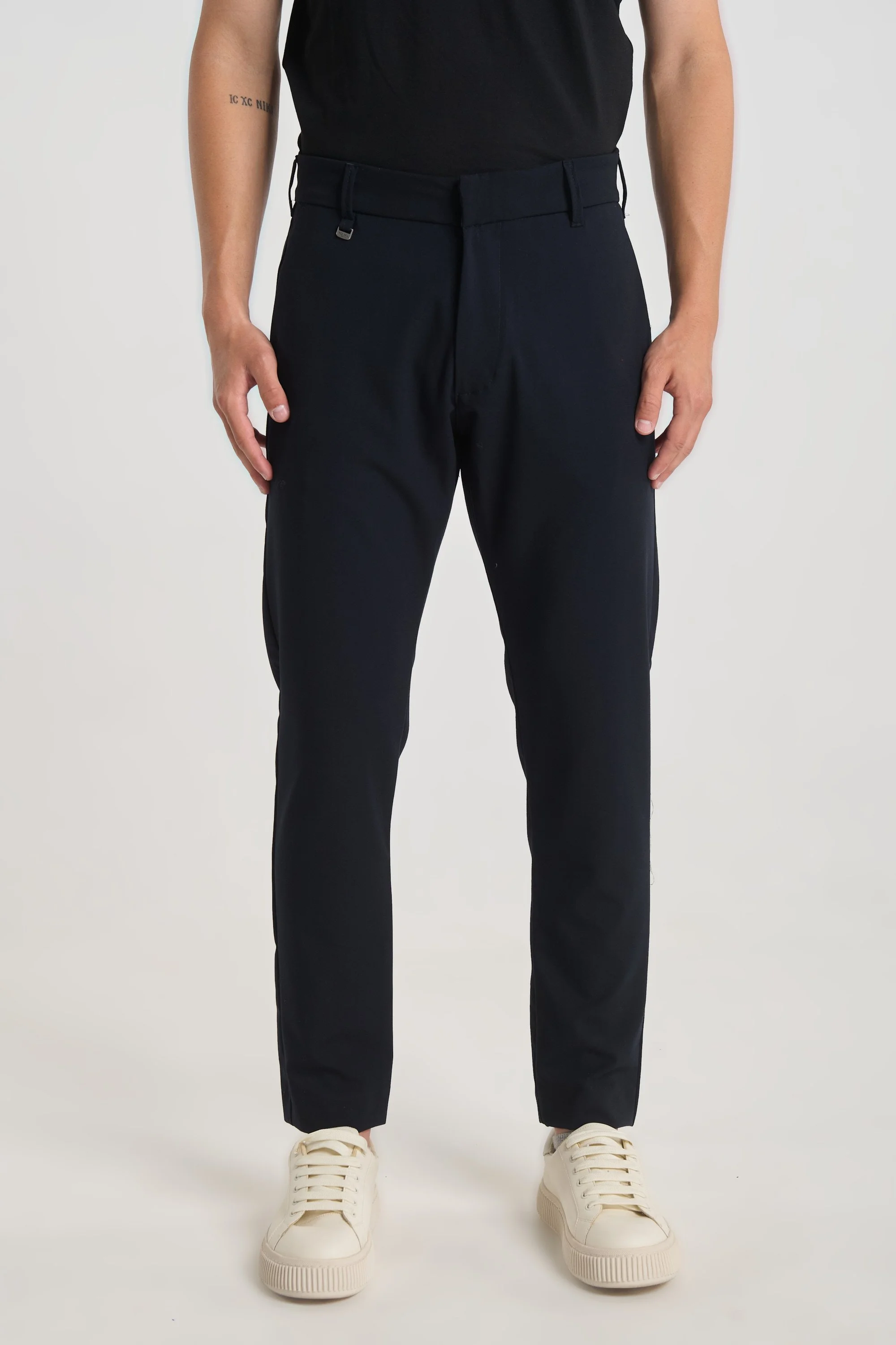 Dublin 2361 Blue Slim Pants — Men's Chino, Slim Fit