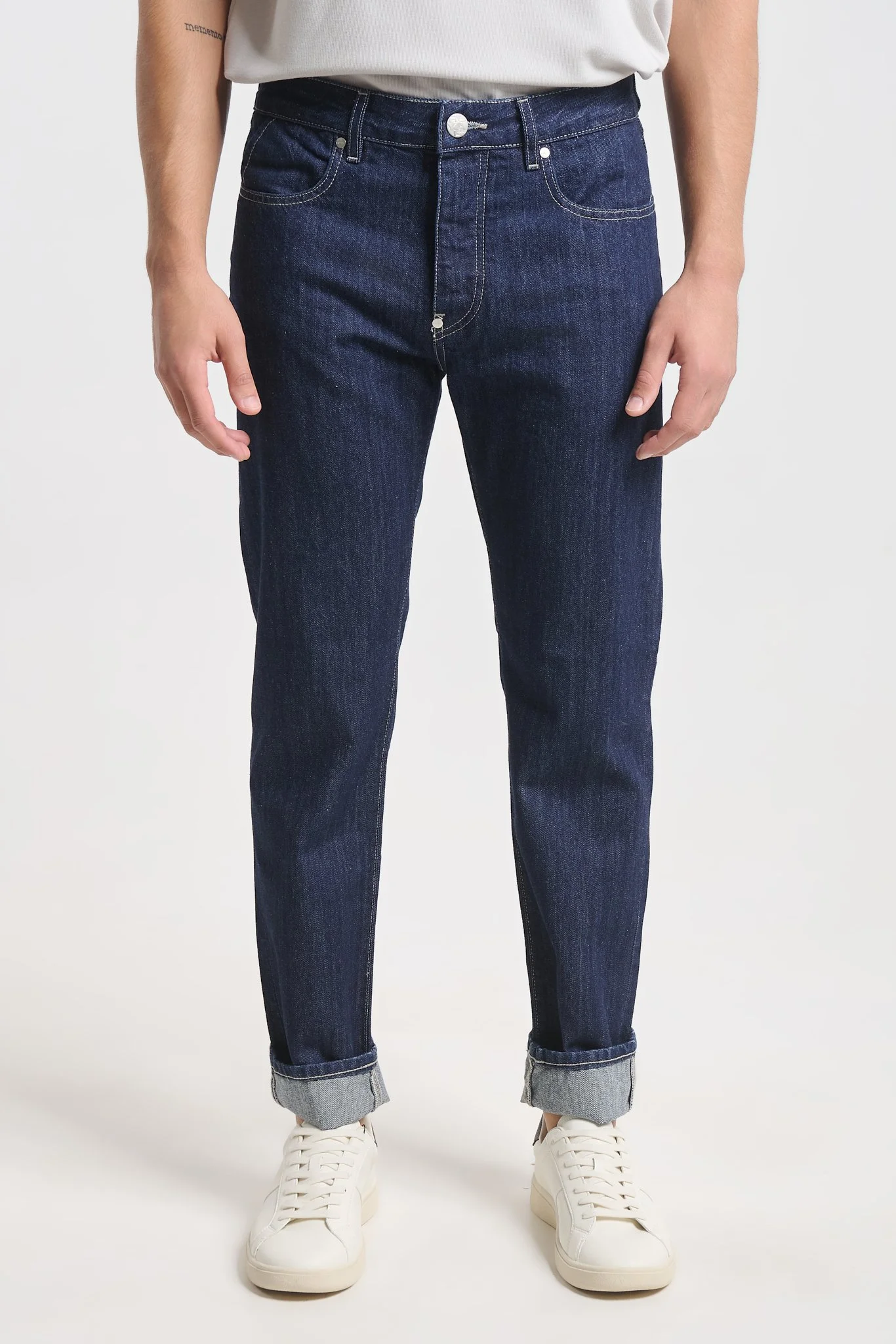 Sabbath 2365 Raw Blue Straight Jeans — Men's Denim, Slim Straight Fit