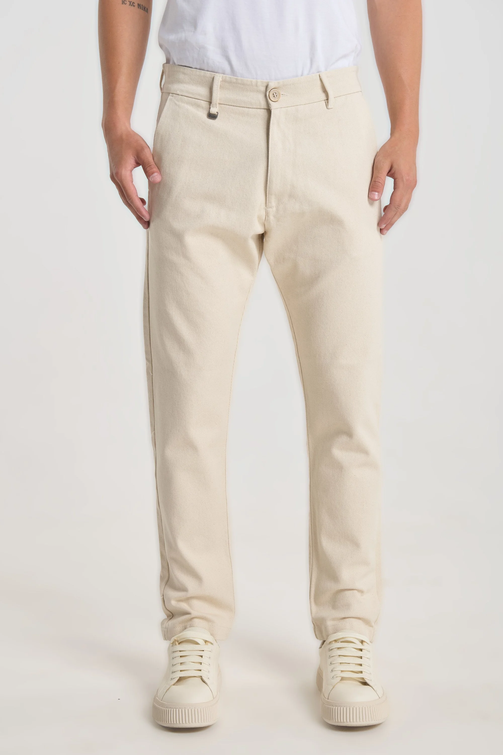 Ribe 2358 Raw Undyed Jeans - Men's Denim, Relaxed Fit