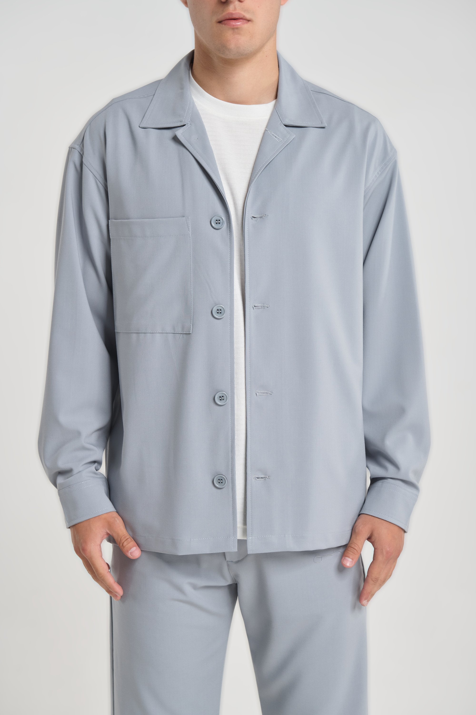 Kazuno 5150 Sky Overshirt — Men's Overshirts, Relaxed Fit