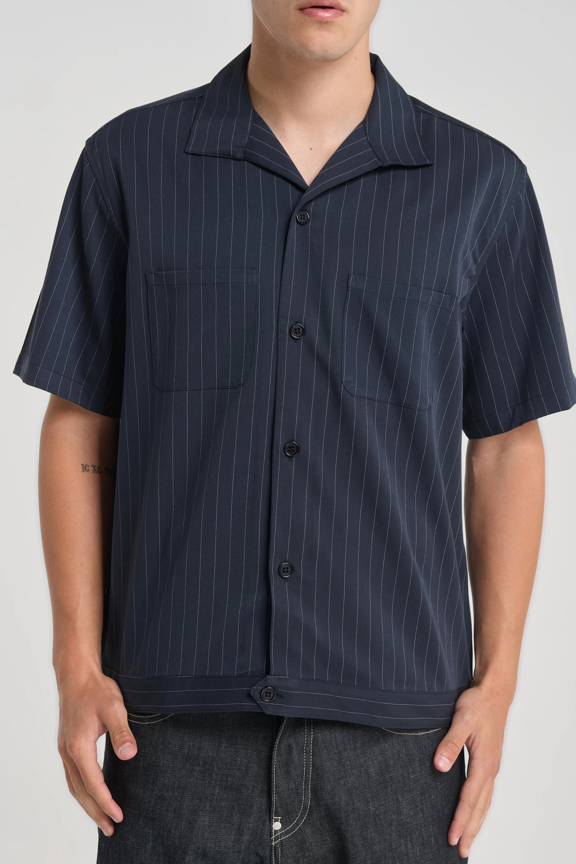Madness - 3597 Blue Striped Shirt — Men's Shirts, Regular Fit