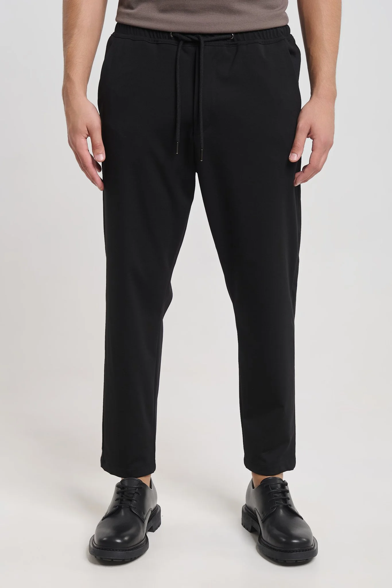 Odense J 2385 Black Technical Jogger — Men's Joggers, Tapered Fit