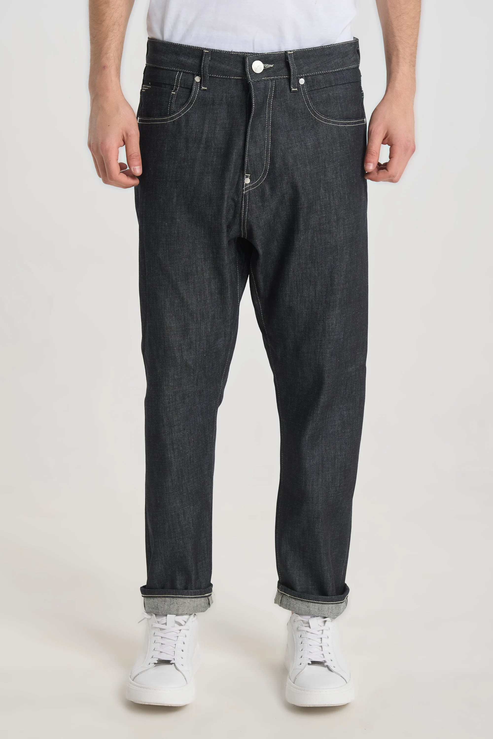 Beatles 2324 Raw Selvedge Blue Jeans - Men's Denim, Relaxed Fit