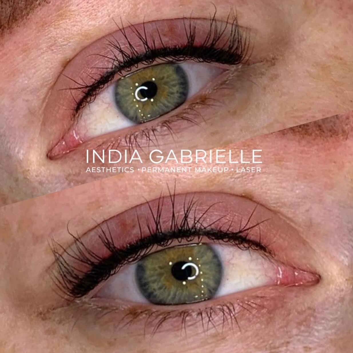 Permanent pigment implanted through the lash line (at the base of each eyelash) really brings out the colour of your eyes and makes them look so much brighter 😍
 
This technique is a Permanent Eyelash Enhancement.
 
My client&rsquo;s eyes are more d