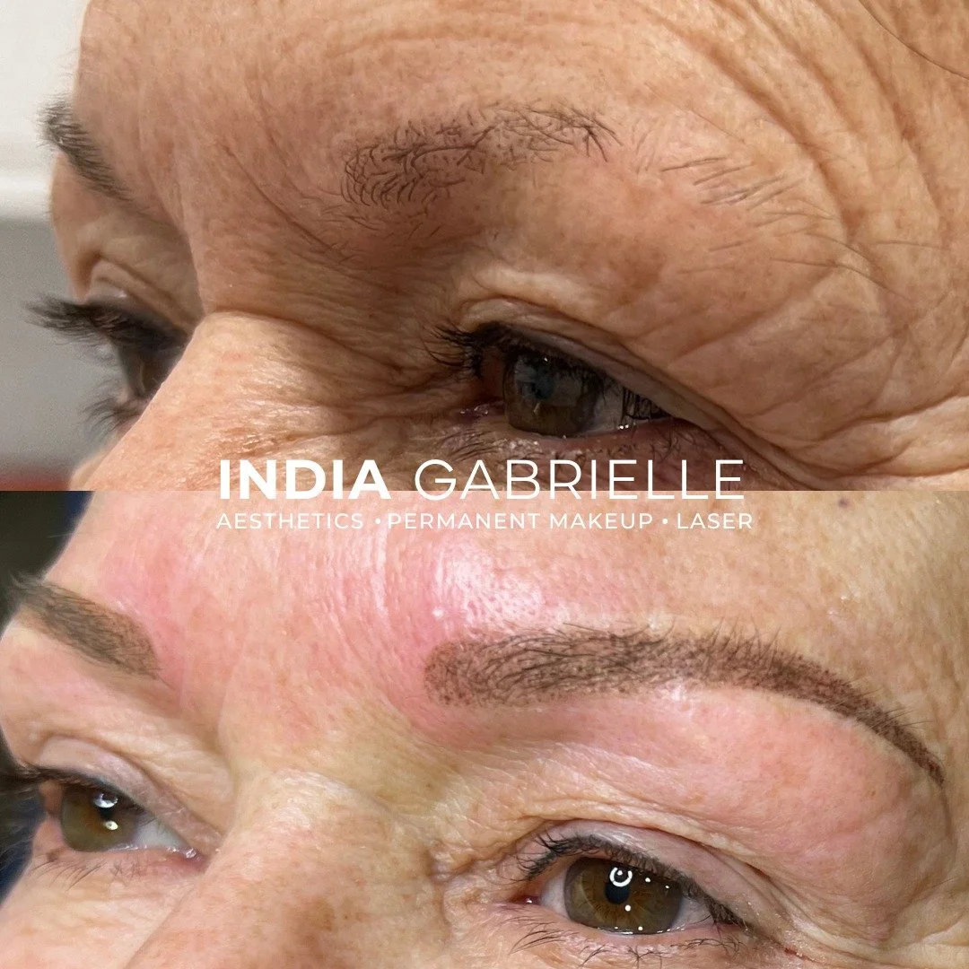 Permanent Eyebrows by India Gabrielle - Multi UK Award Winning Permanent Makeup Artist &amp; Educator ✨

I use the finest quality mineral pigments - they can last up to 5 years although I recommend a maintenance appointment every 12-18 months to keep