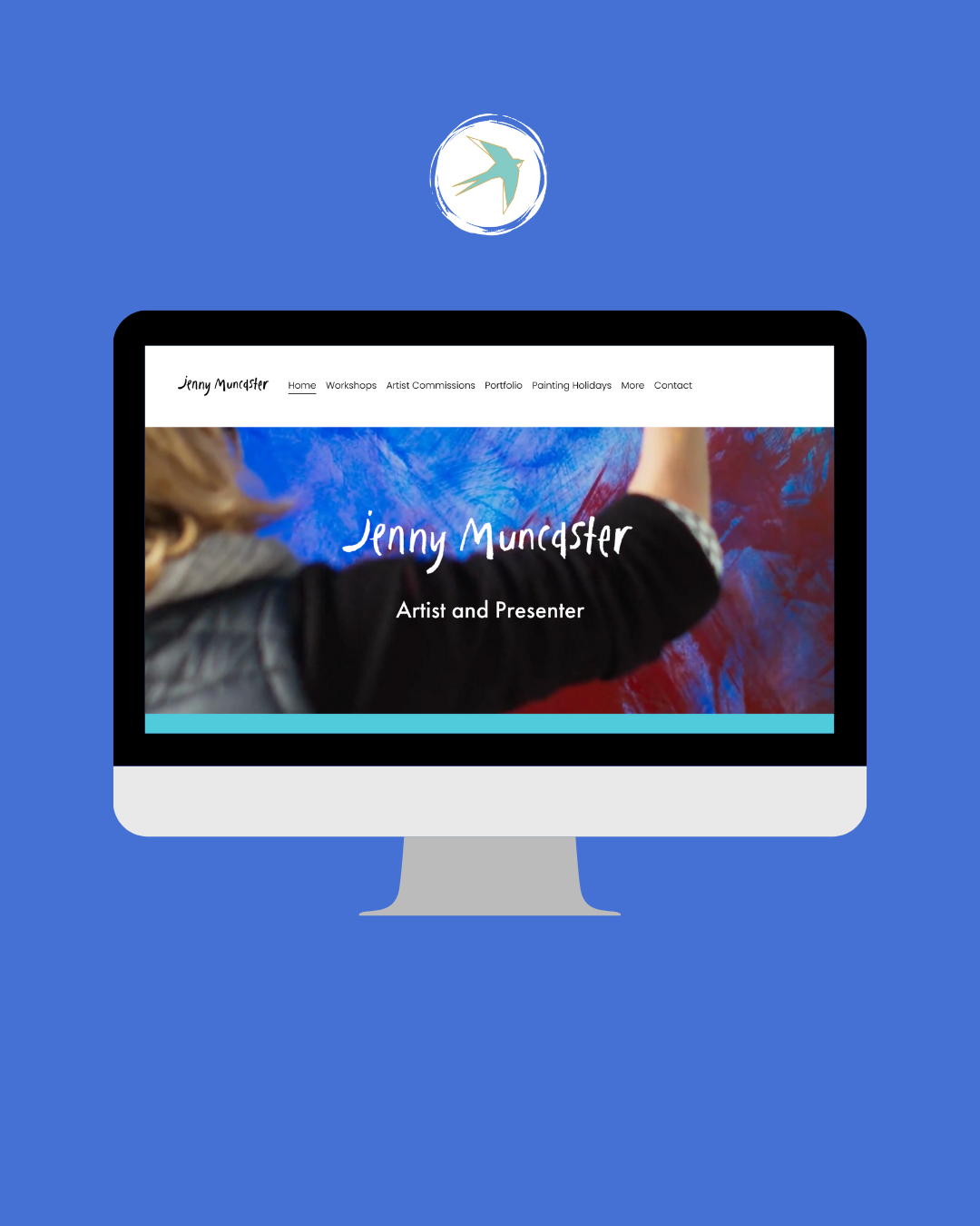 Squarespace website for Artist, Jenny Muncaster