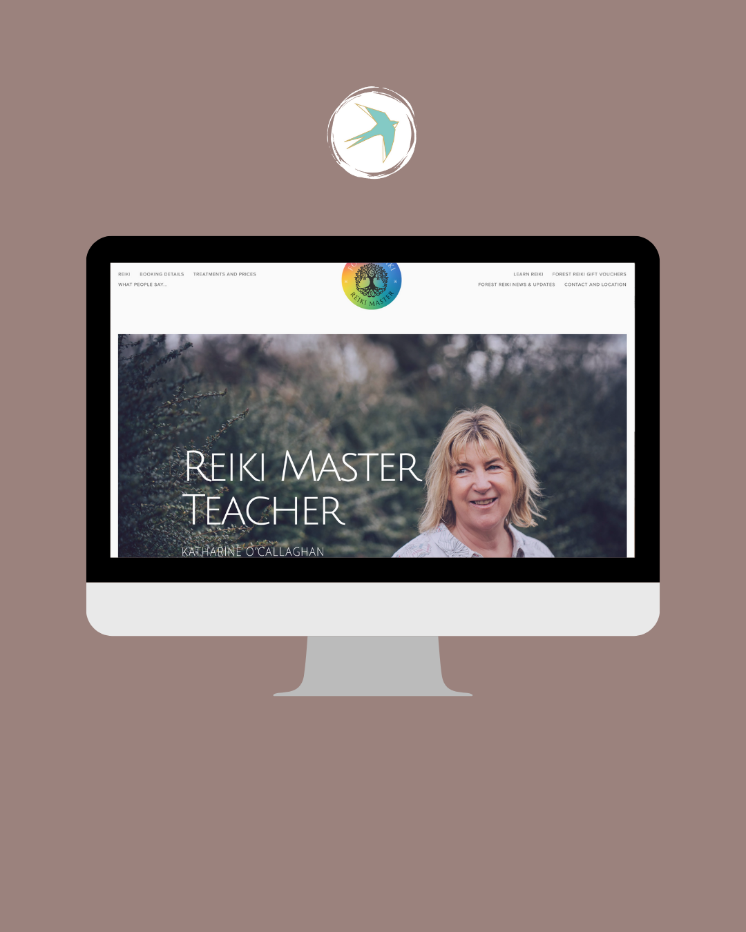 Squarespace Website for Reiki Master