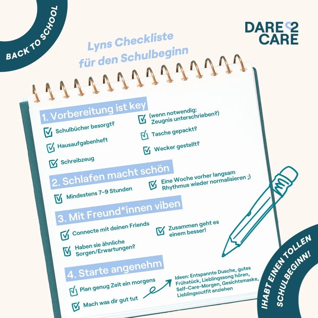 🤓 Wenn du optimal prepared bist, kann aber eigentlich nichts mehr schief gehen. Unsere Kollegin Lyn hat daher gestern einige ihrer Lieblingstipps für einen entspannten Schulstart geteilt. Hier findest du ihre Checkliste – so wird heute si