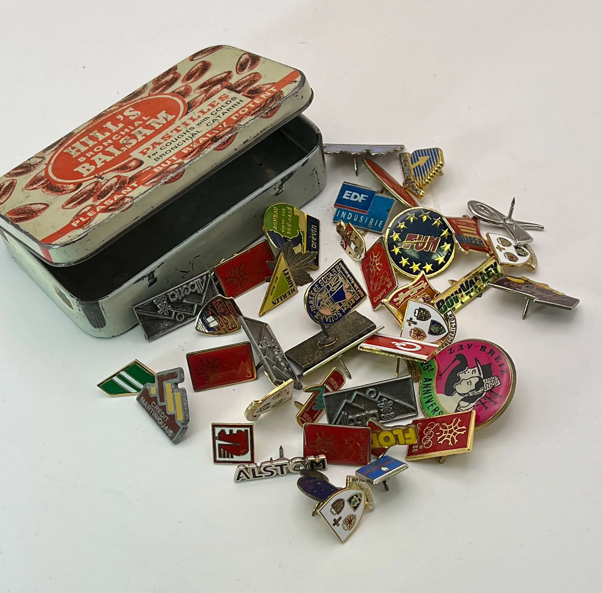 Pin Badges In Tin