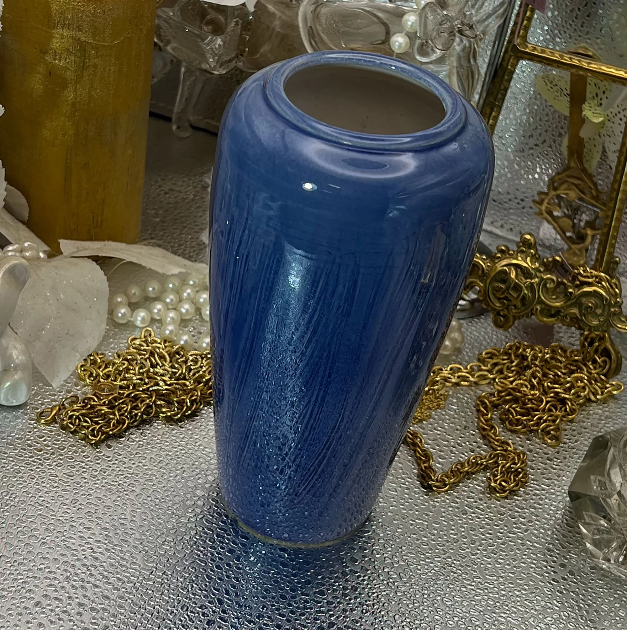 West German Blue Pot