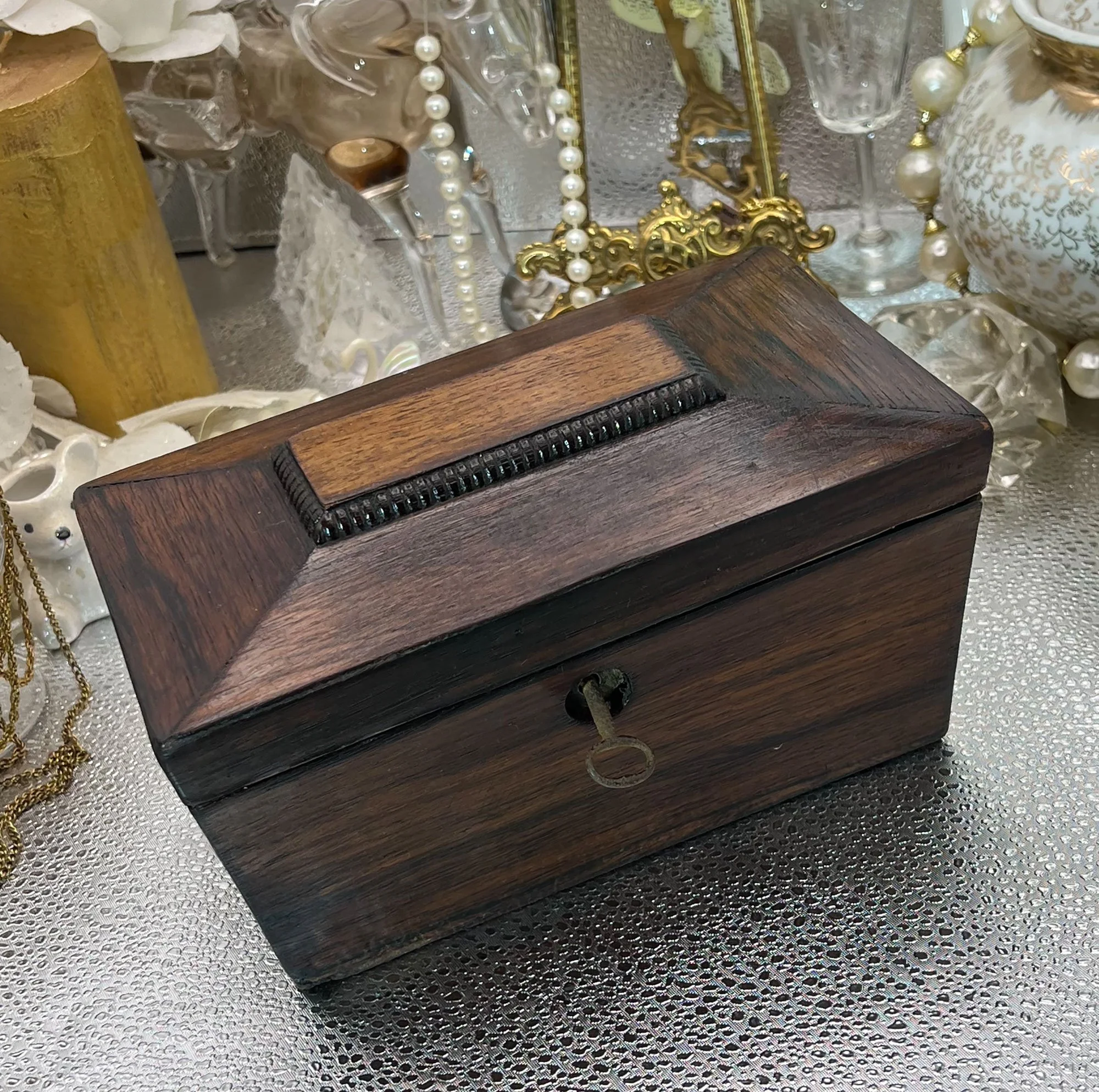 Wood Tea Caddy