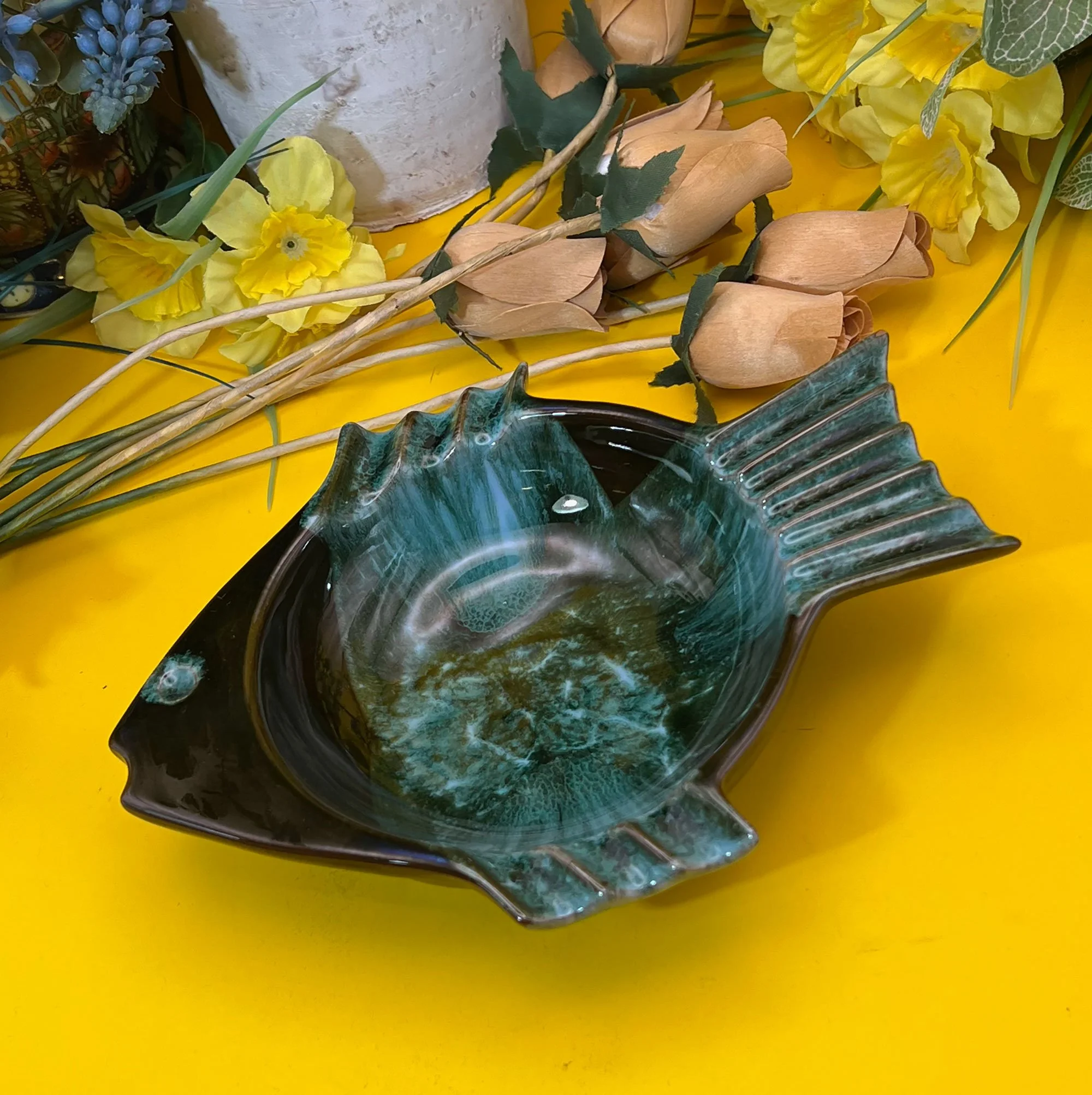 Blue Mountain Pottery Fish Dish